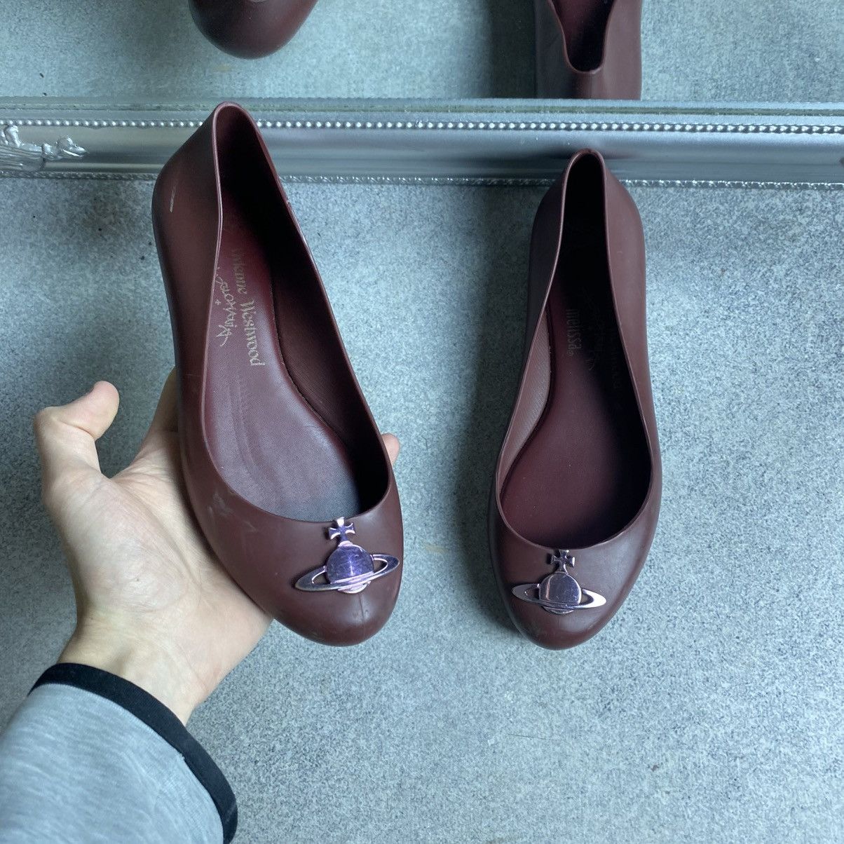 Vivienne Westwood Melisa Anglomania Balet Orb Flats