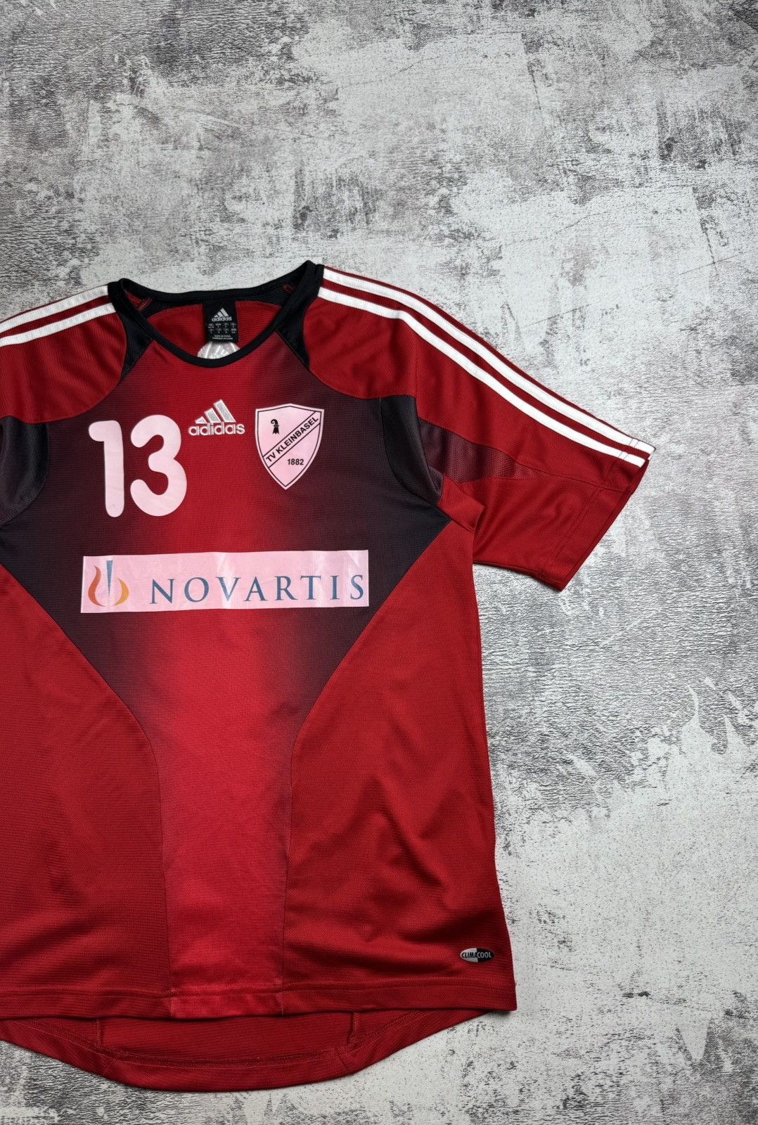 Adidas TV Kleinbasel Handball Memorabilia Adidas #13 Red Black Jersey Kit T Shirt Size US S / EU 44-46 / 1 - 3 Thumbnail