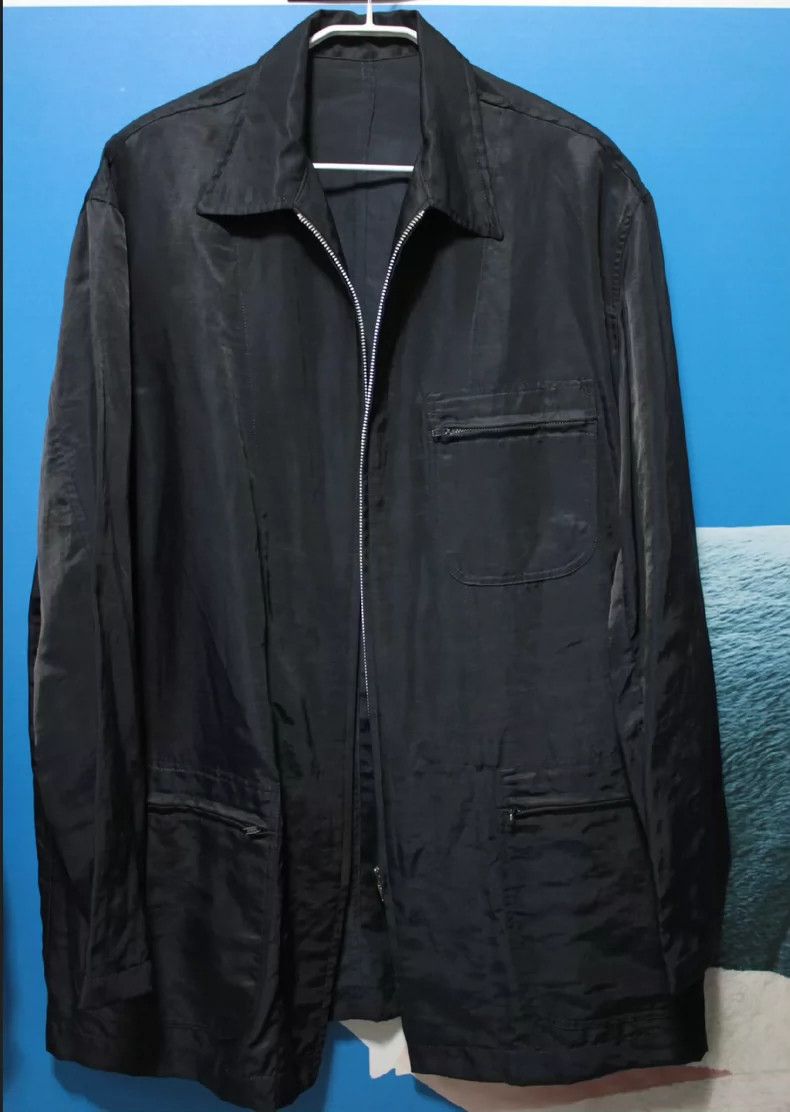 Yohji Yamamoto yohji yamamoto 99aw metallic zipper jacket