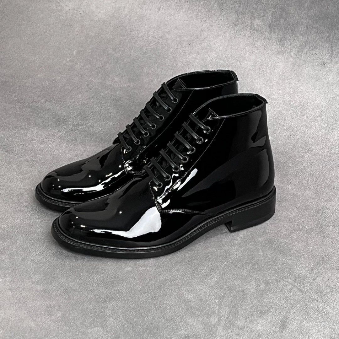 Saint Laurent Paris Saint Laurent Paris Leather Boots 7 Men Size US 7 / EU 40 - 1 Thumbnail