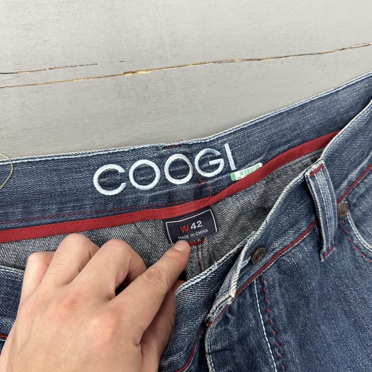 Coogi Y2K Coogi Sweater Baggy Embroidered Jean Shorts Size 40 Size US 40 / EU 56 - 7 Thumbnail
