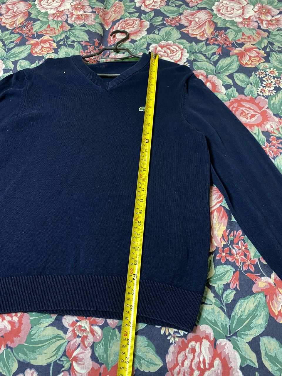 Lacoste × Vintage Vintage Lacoste Navy Knit Sweater Size US M / EU 48-50 / 2 - 9 Thumbnail