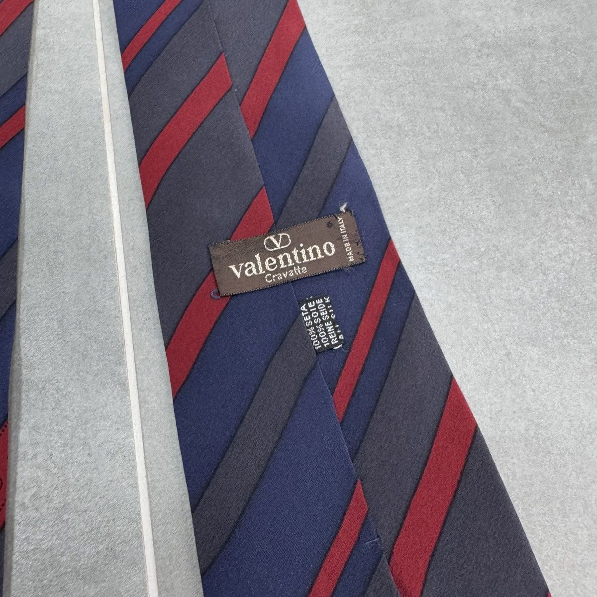 Valentino × Vintage Vintage Valentino Silk Tie Size ONE SIZE - 13 Thumbnail