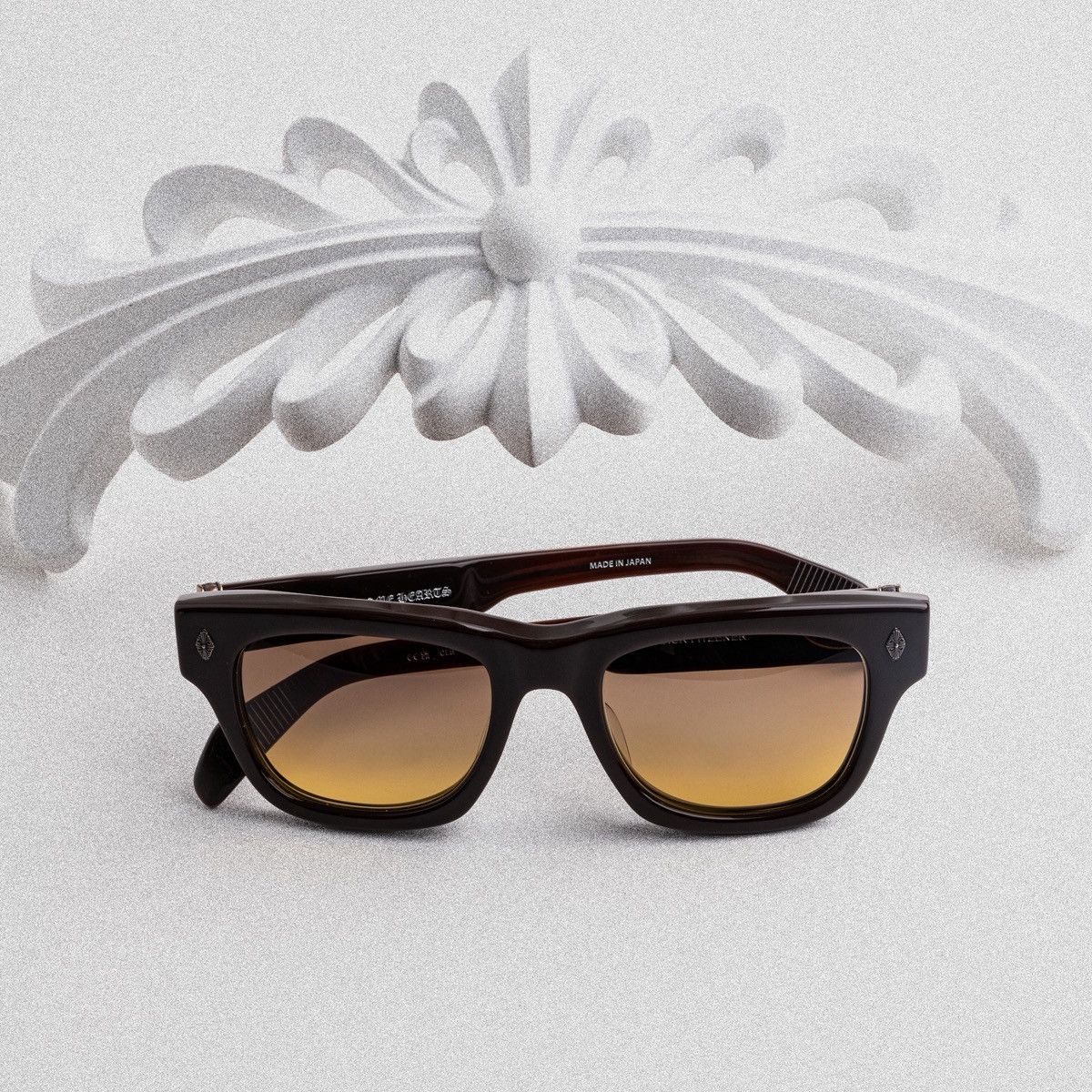Chrome Hearts CHROME HEARTS DICK FITZENER CLASSIC BROWN SUNGLASSES Size ONE SIZE - 6 Thumbnail