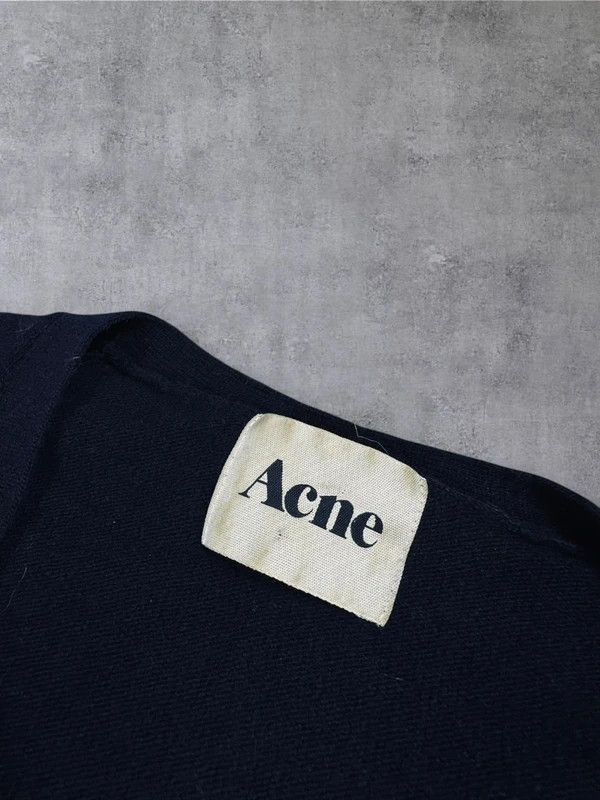Acne Studios Acne Studios navy blue wool cardigan sweater M Size M / US 6-8 / IT 42-44 - 4 Thumbnail