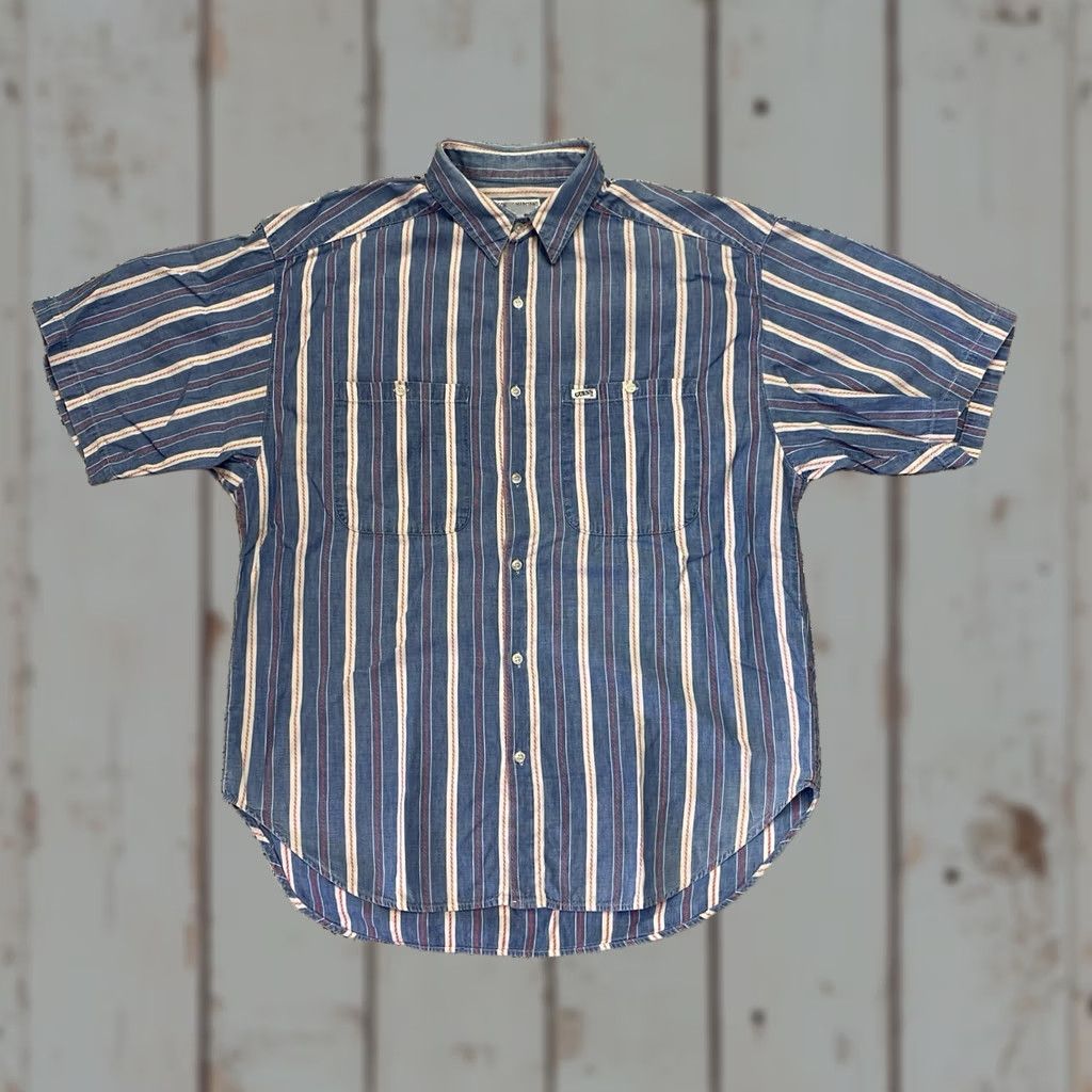 Guess VINTAGE GUESS Jeans Shirt Mens Large Blue Denim Button Up Size US L / EU 52-54 / 3 - 1 Thumbnail