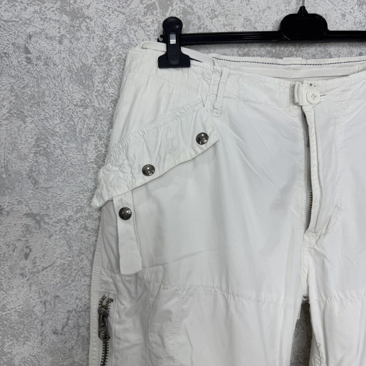 Polo Ralph Lauren Rare Vintage Polo Ralph Lauren Cargo Pants 90’s 34/32 White Size US 34 / EU 50 - 2 Thumbnail
