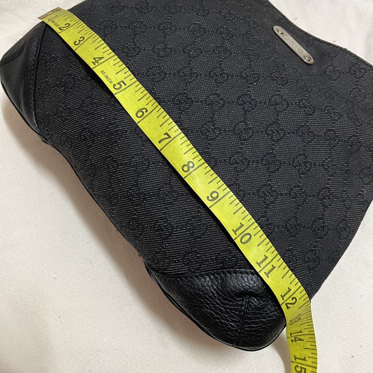 Gucci Authentic Vintage Gucci GG Monogram Black Shoulder Bag Size ONE SIZE - 11 Thumbnail
