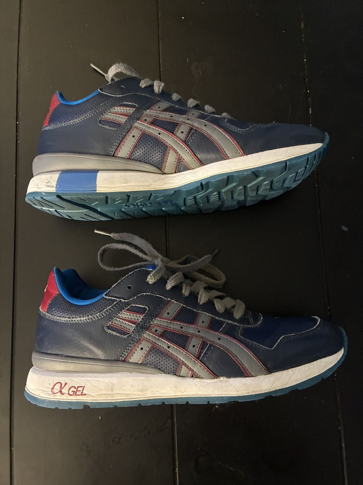 Asics Asics GT-II Gel Lyte 3 Winter Blue Navy H30PK-5011 Size US 9.5 / EU 42-43 - 3 Thumbnail