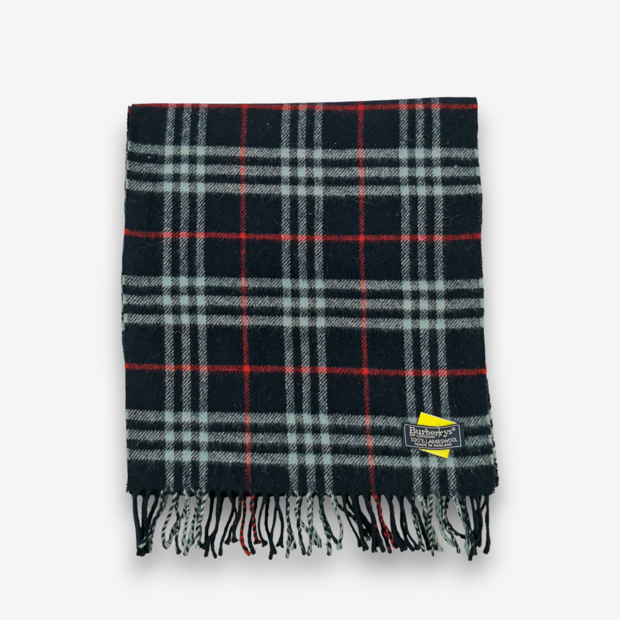 Burberry Vintage Burberry Scarf Tartan Plaid Muffler Wool Scarves Size ONE SIZE - 2 Thumbnail