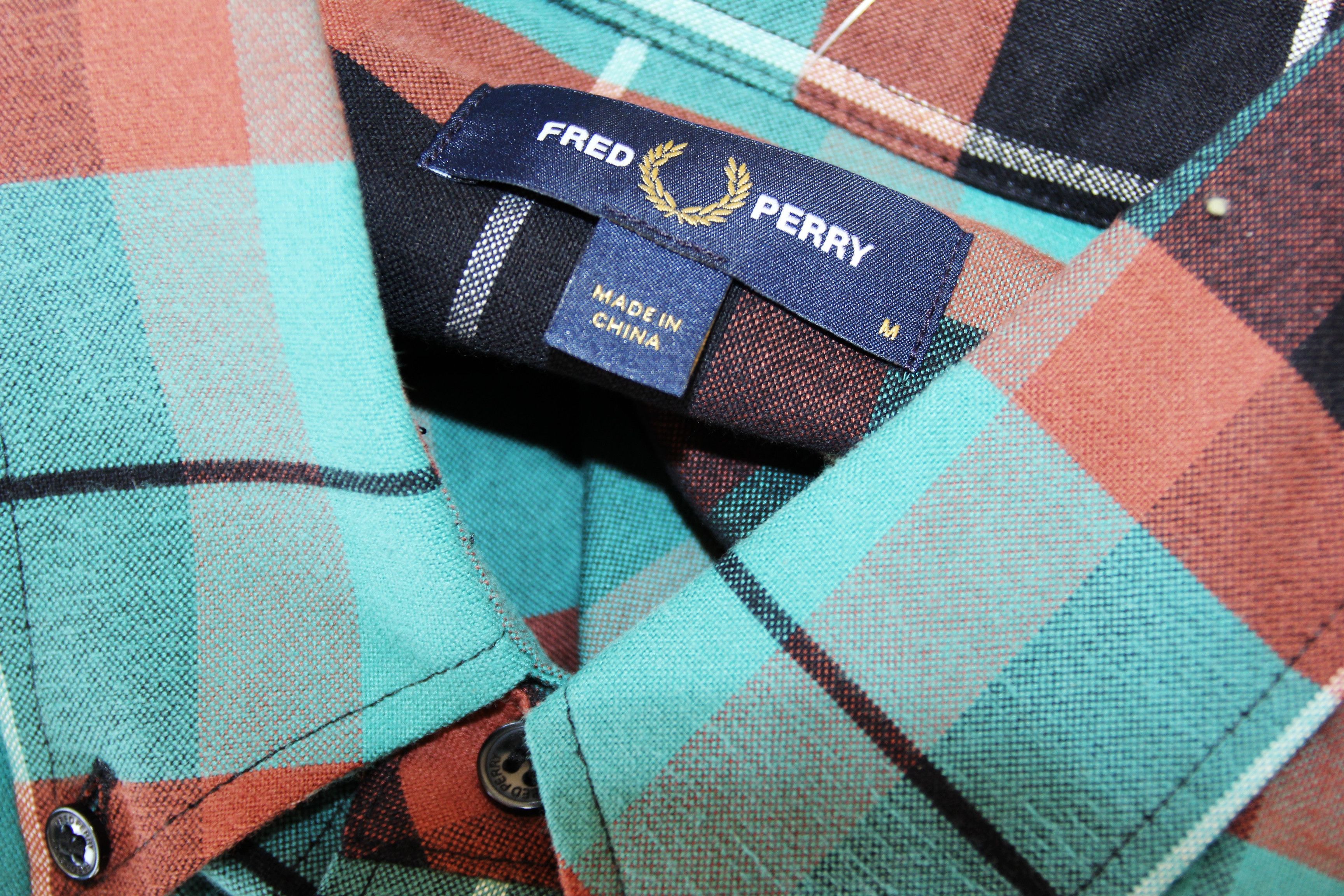 Fred Perry BNWT AW23 FRED PERRY BRUSHED TARTAN SHIRT S Size US S / EU 44-46 / 1 - 8 Thumbnail