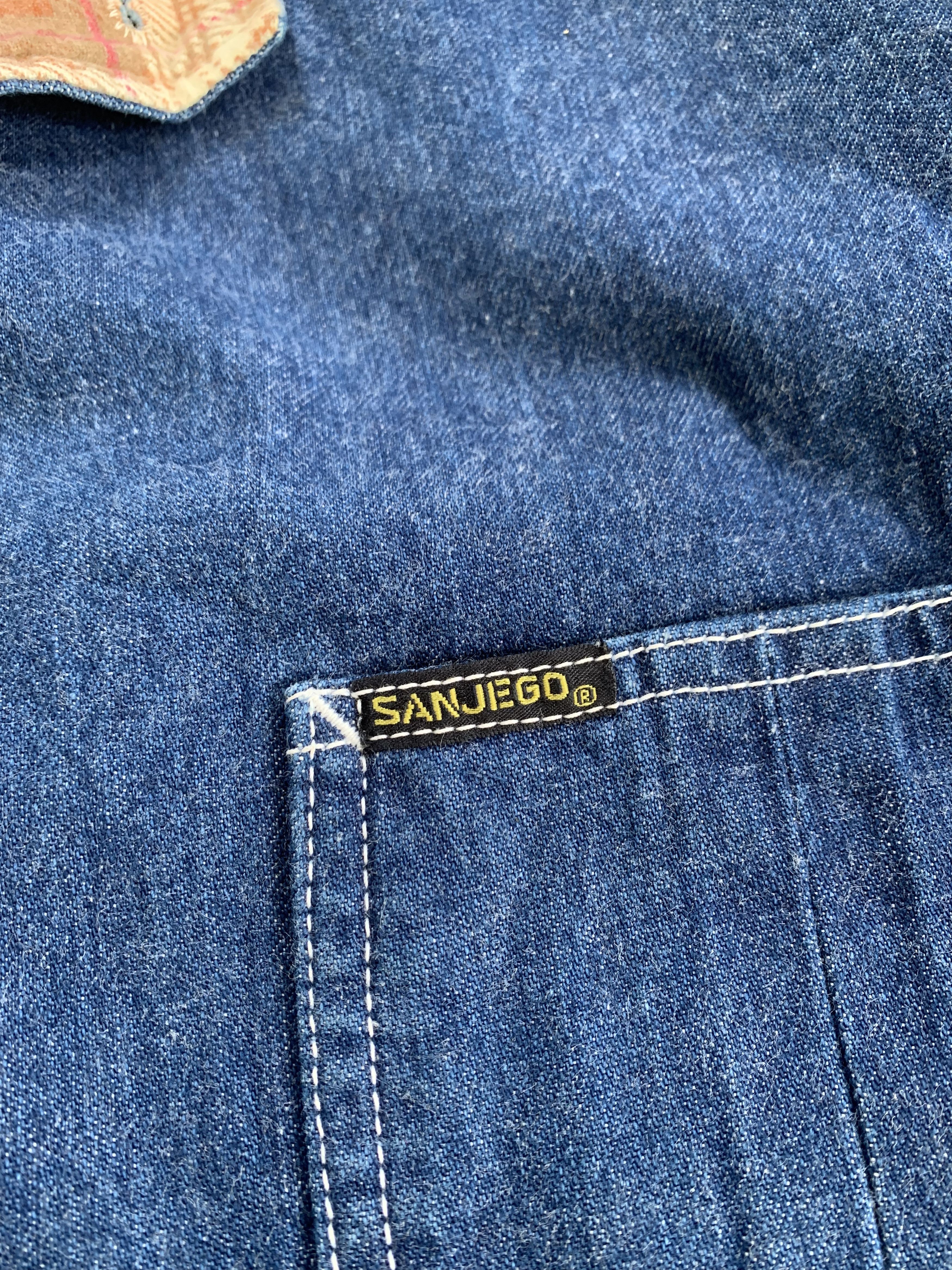 Indigo Sanjego Genuine Indigo Denim Jacket Made in Japan Size US L / EU 52-54 / 3 - 5 Thumbnail