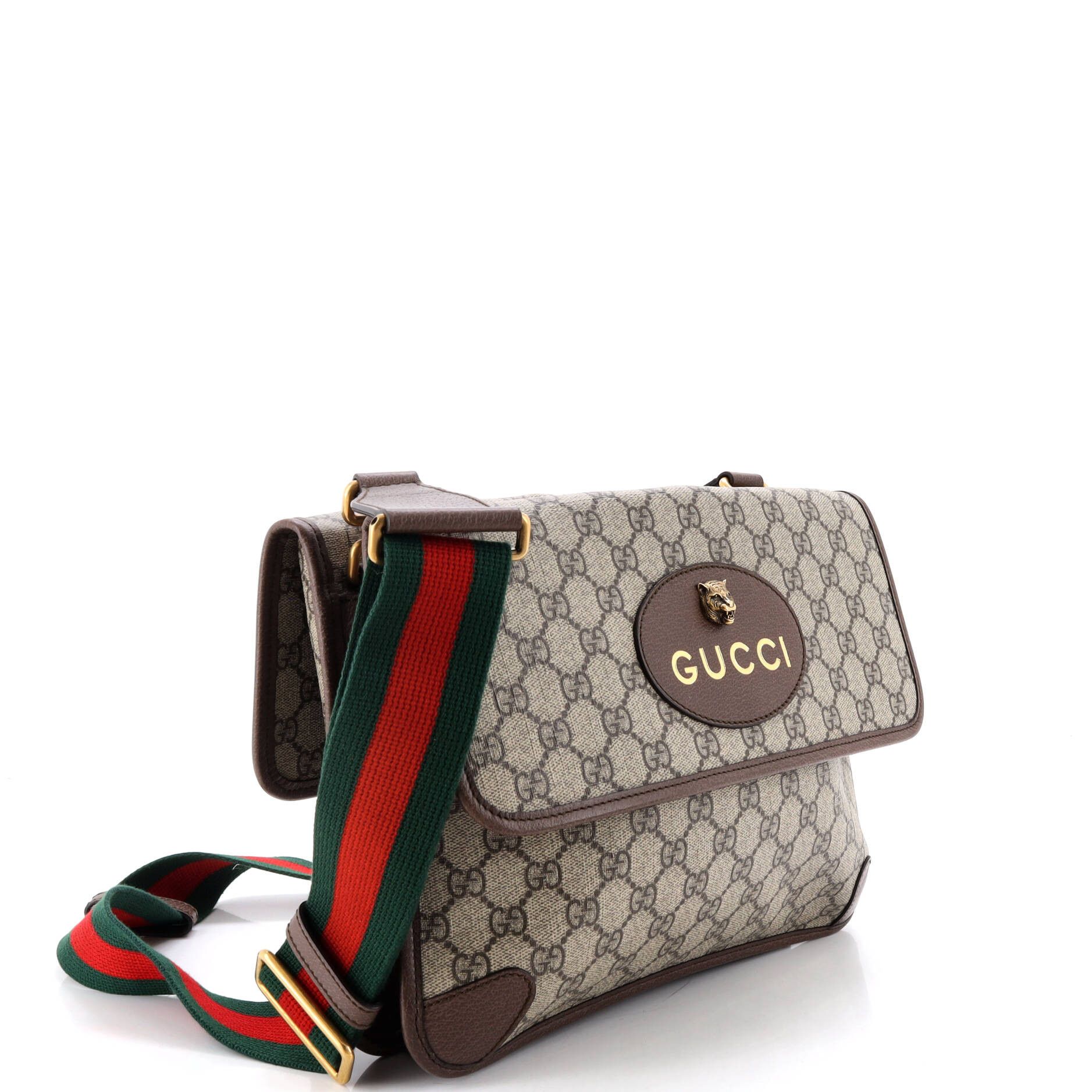 Gucci Neo Vintage Flap Messenger GG Coated Canvas Medium Size ONE SIZE - 1 Thumbnail