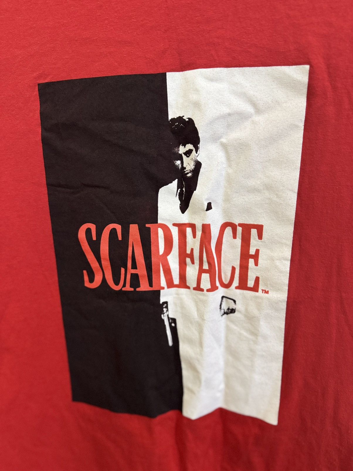 Vintage Scarface Vintage Tony Montana Tshirt Overprint Size US L / EU 52-54 / 3 - 3 Thumbnail
