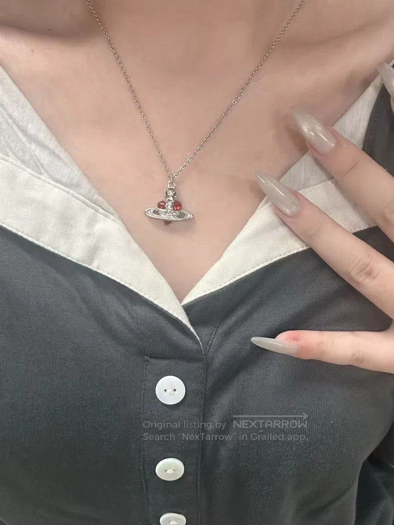 Vivienne Westwood Vivienne Westwood Saturn Necklace Size ONE SIZE - 2 Thumbnail
