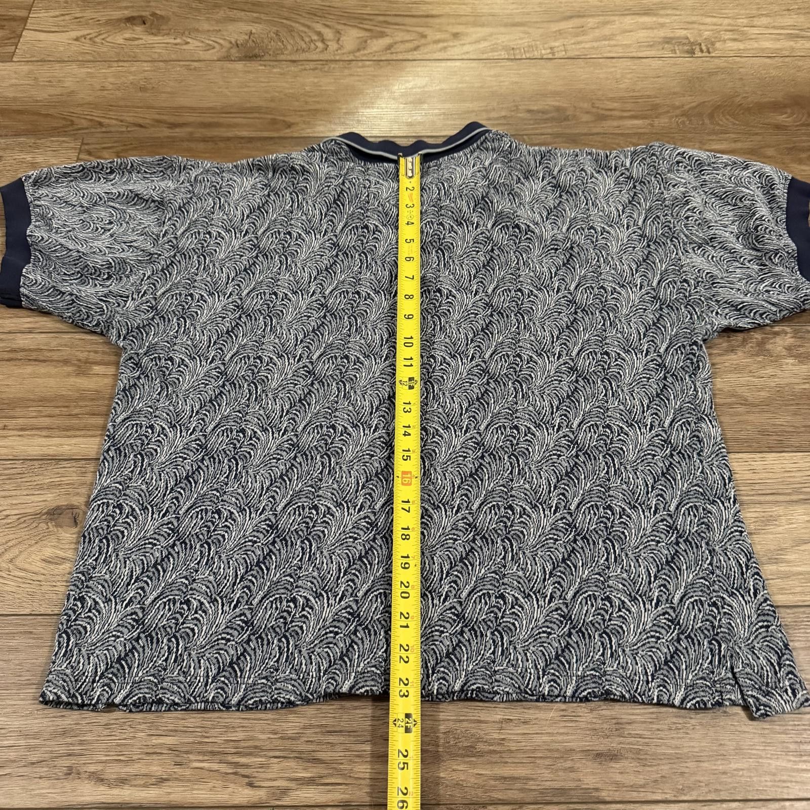 Evan Picone Vintage 90s Evan Picone Abstract Polo Shirt Size US XL / EU 56 / 4 - 8 Thumbnail