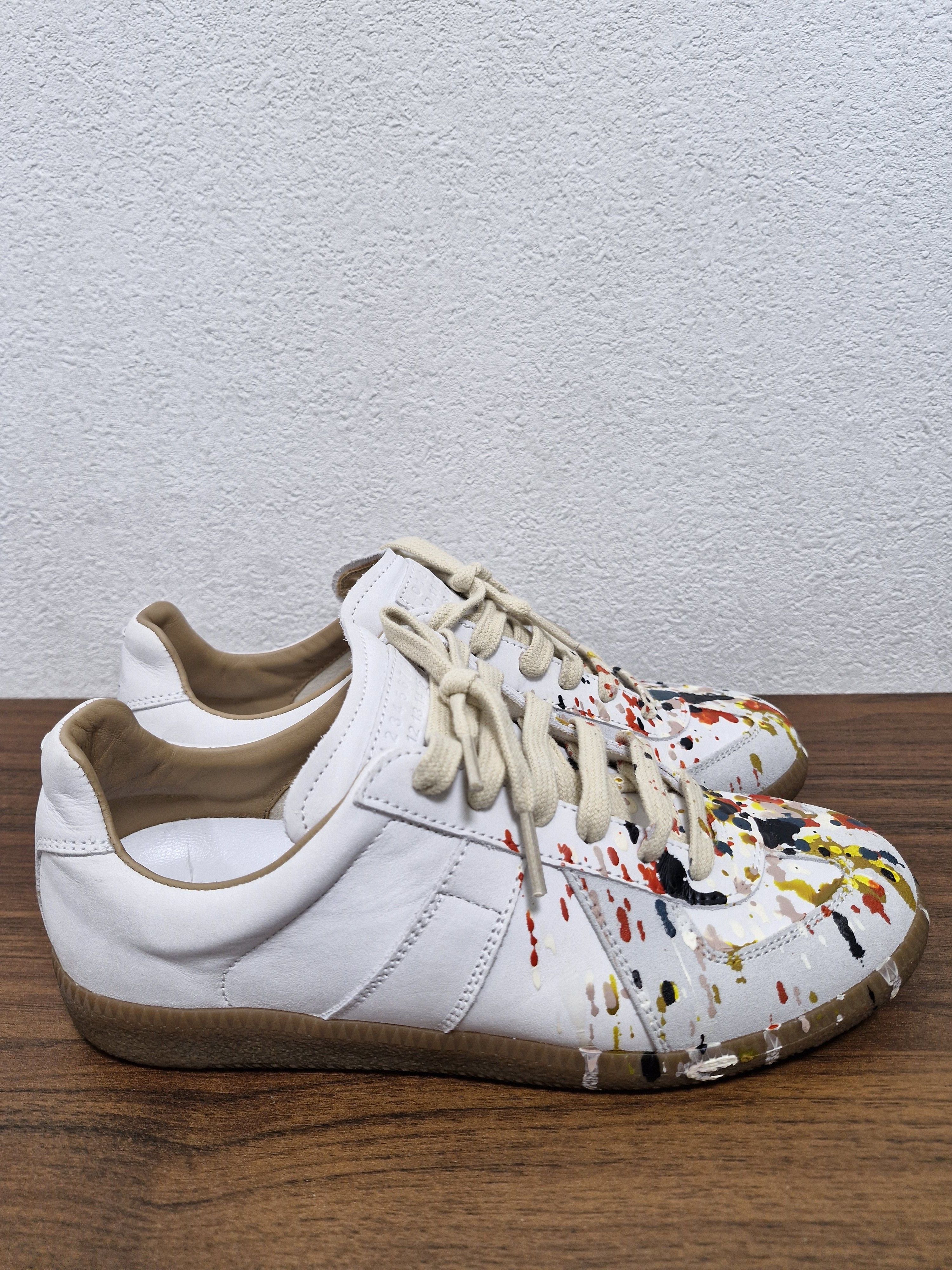 Maison Margiela MAISON MARGIELA Paint Splatter GATs Size US 5.5 / EU 38 - 3 Thumbnail