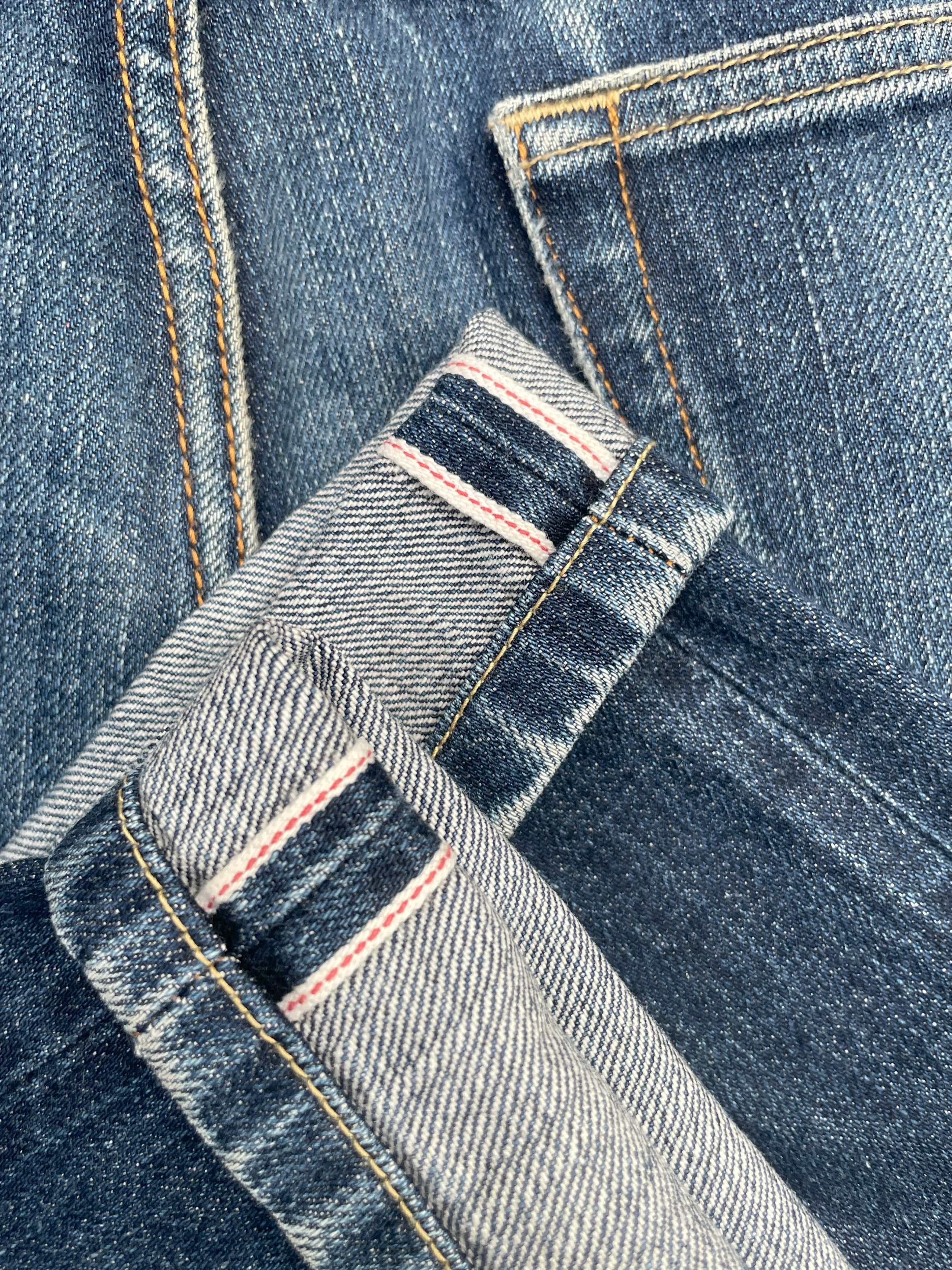 Japanese Brand Uniqlo Redline Selvedge Denim Size US 37 - 7 Thumbnail