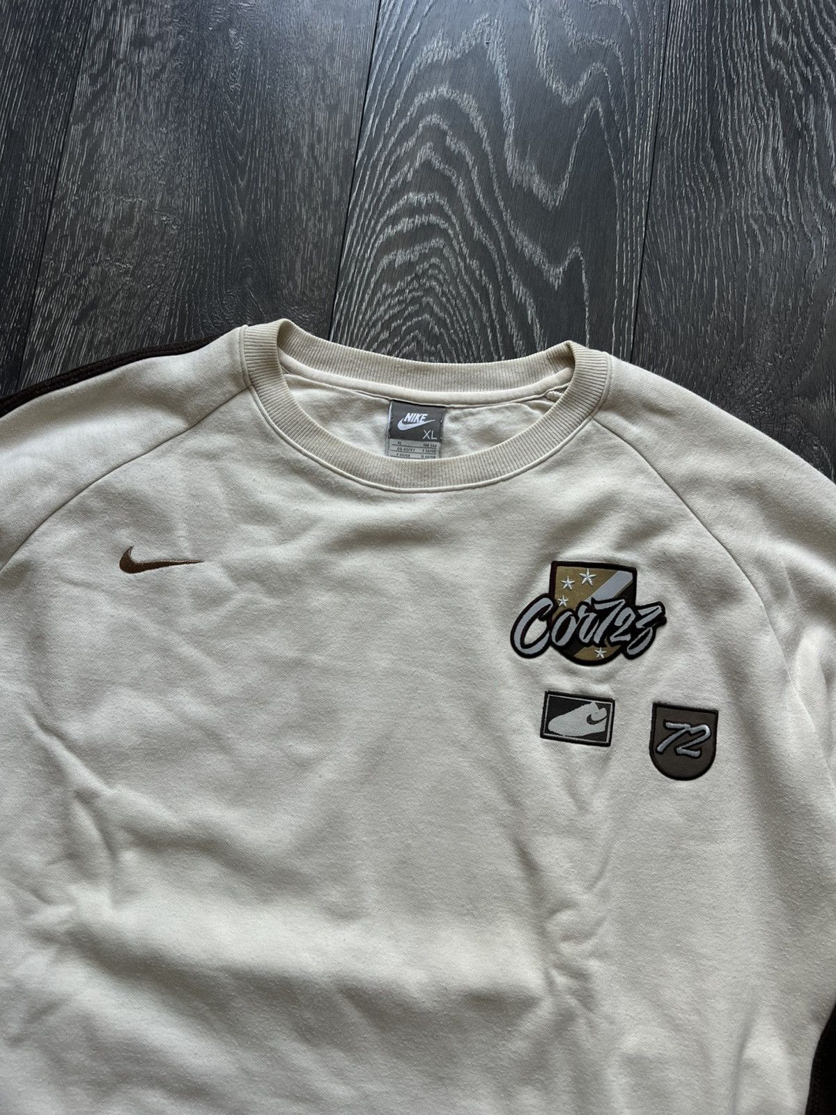 Nike × Vintage Nike Cortez Vintage Sweatshirt Streetwear 90s Drip Size US XL / EU 56 / 4 - 2 Thumbnail