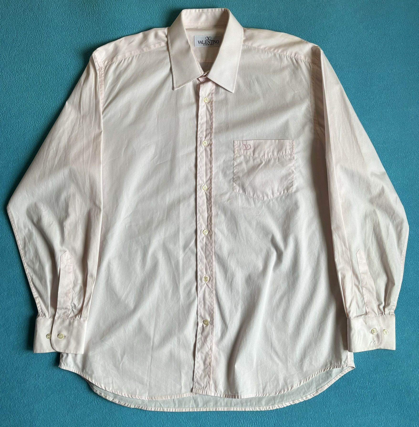 Valentino Valentino Chemises pink shirt size. 42 16 Size US XXL / EU 58 / 5 - 5 Thumbnail
