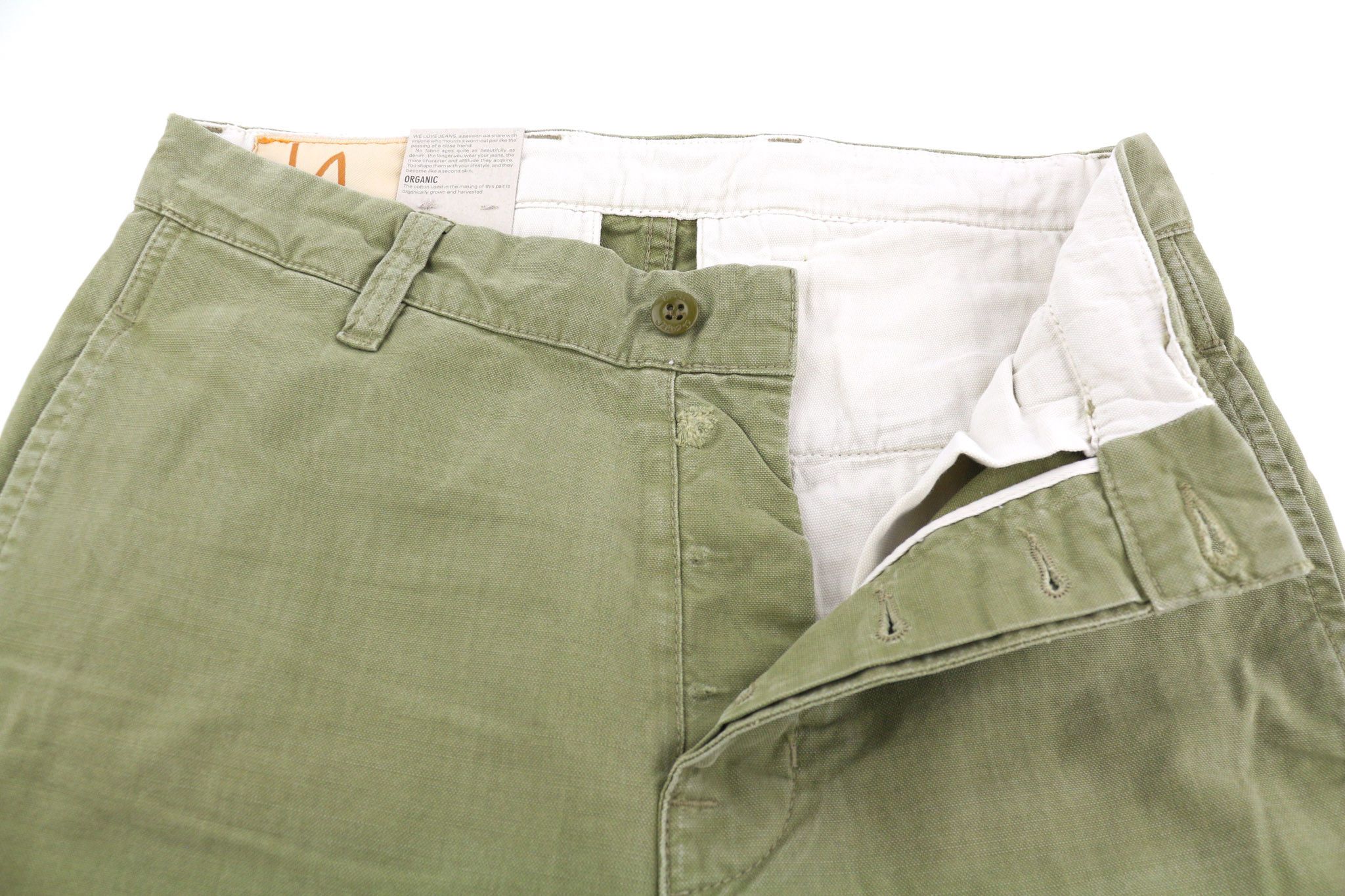 Nudie Jeans LOOSE ALVAR W28/L32 Beech Green Washed Jeans 82578 Size US 28 / EU 44 - 4 Thumbnail
