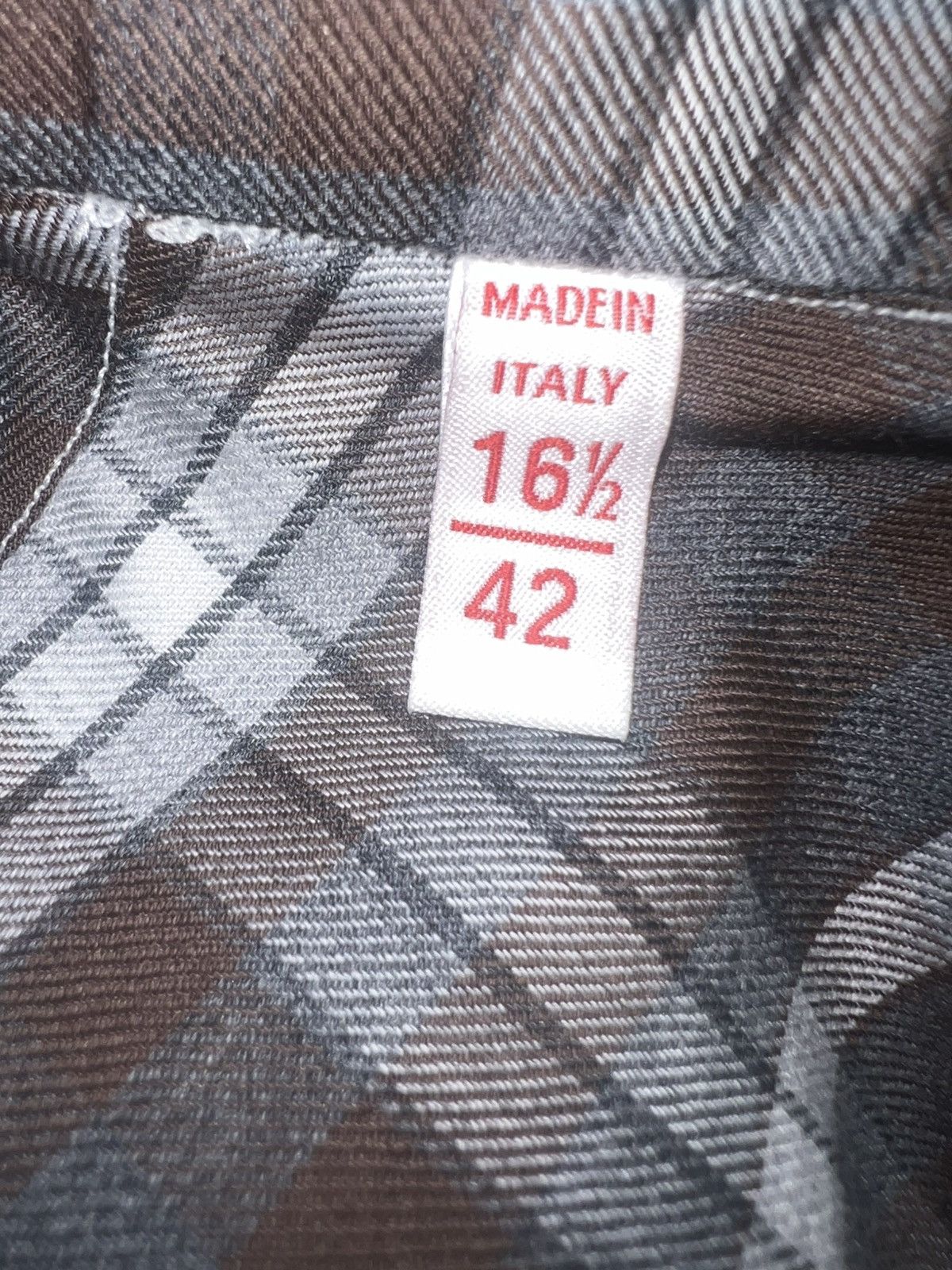 Isaia Isaia Napoli Plaid Print Long Sleeve Shirt – Size 16.5 / 42 Size US L / EU 52-54 / 3 - 9 Thumbnail