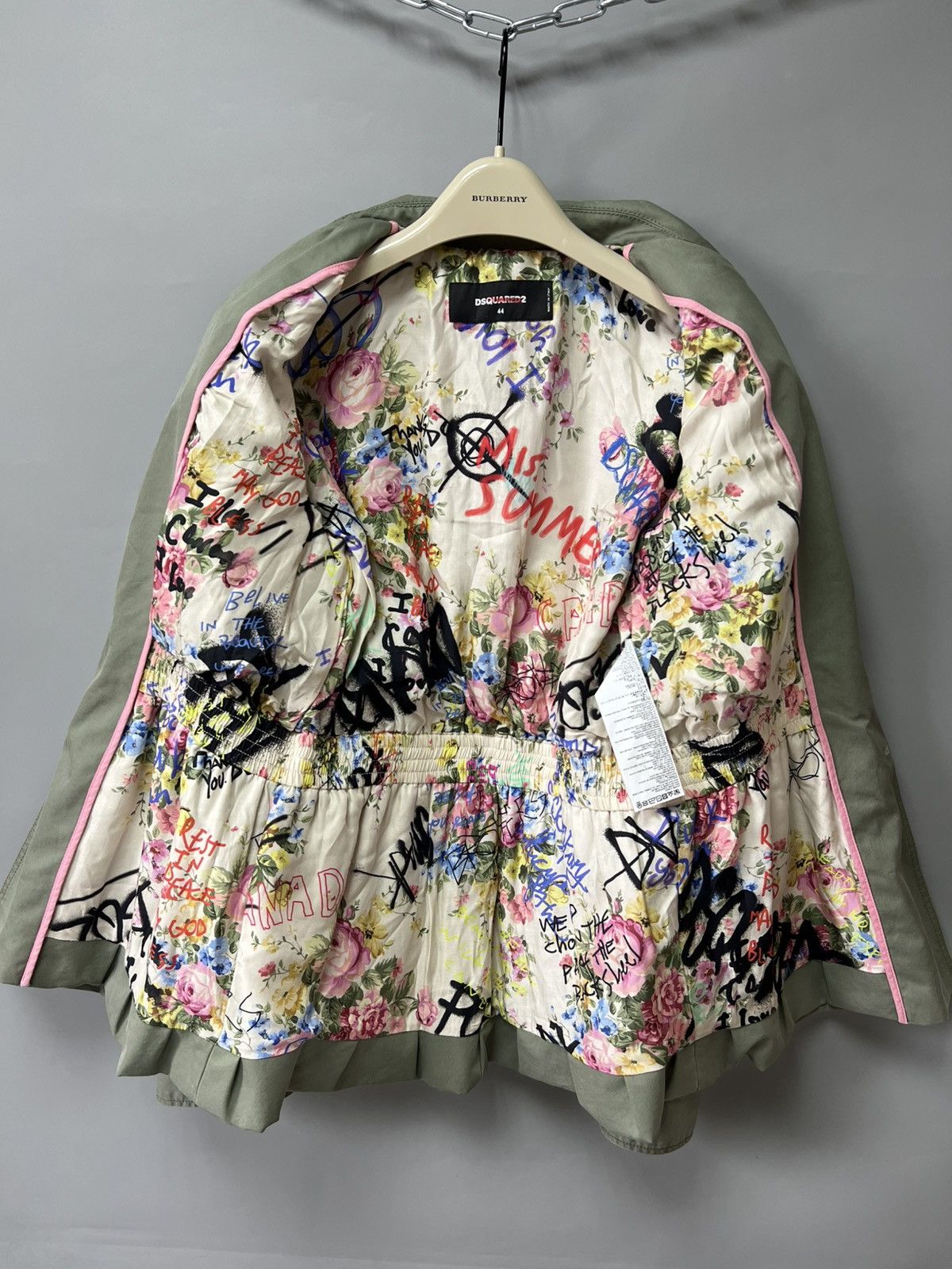 Dsquared2 Dsquared2 Military Belted Jacket Women’s Size M / US 6-8 / IT 42-44 - 2 Thumbnail