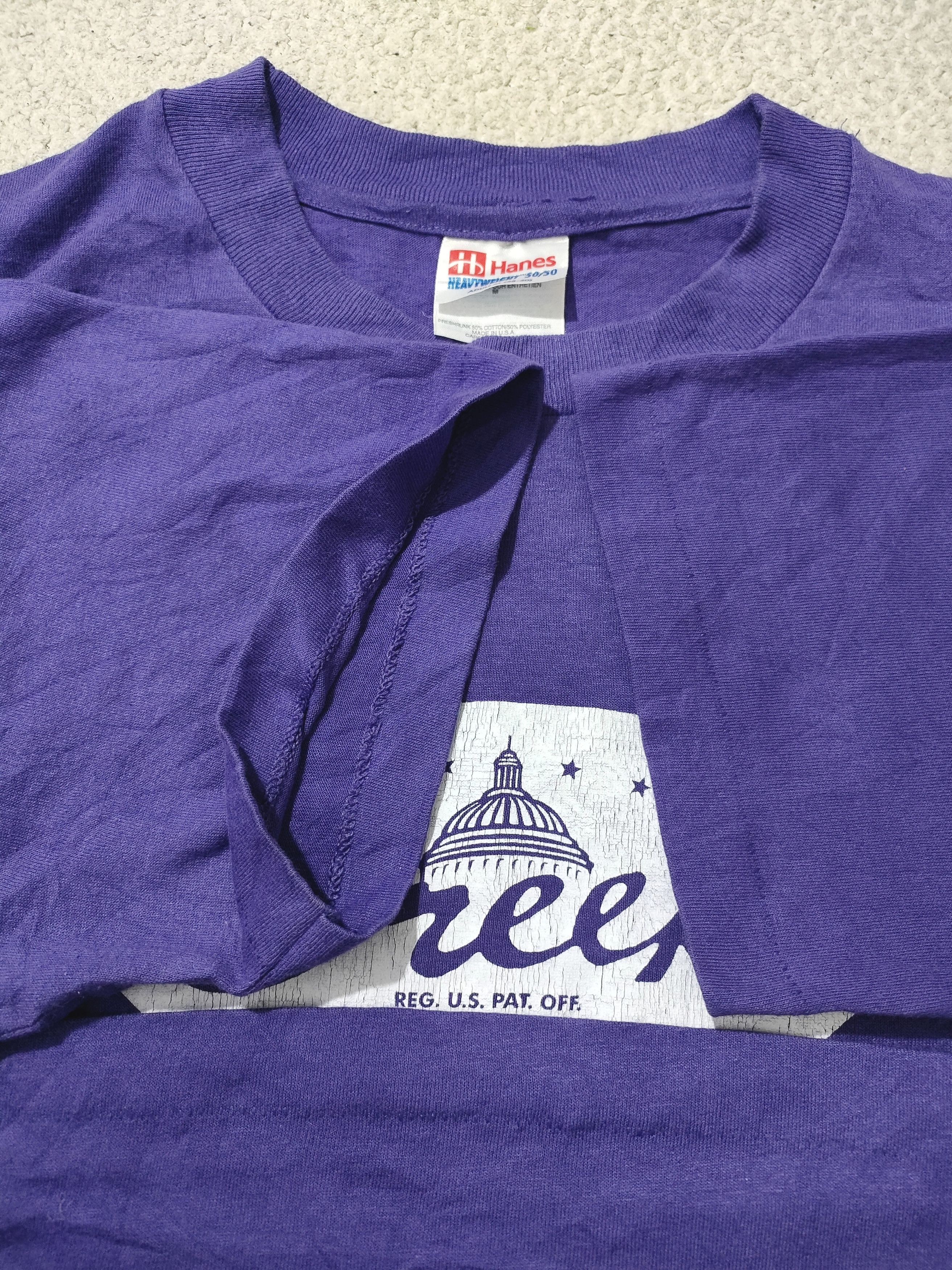 Band Tees 90s RADIOHEAD "CREEP" CAPITOL RECORDS Vintage Band Tee Size US M / EU 48-50 / 2 - 5 Thumbnail