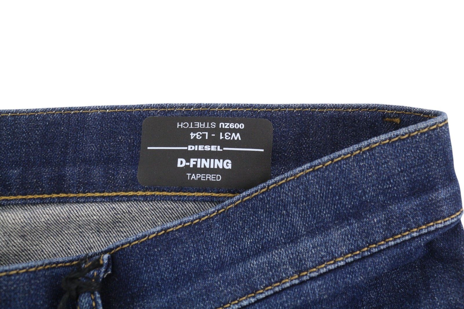 Diesel D-FINING 009ZU W31/L34 Tapered Stretch Blue Jeans 40922 Size US 31 - 6 Thumbnail