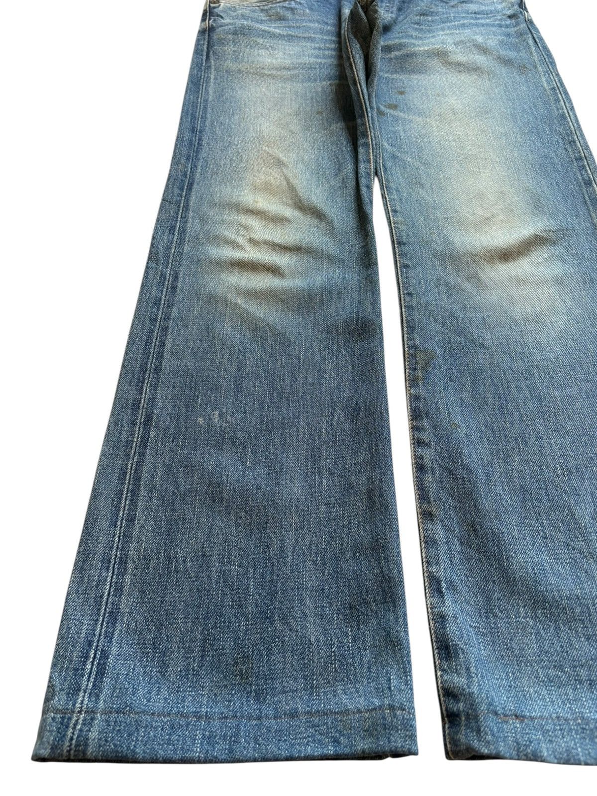 Designer × Japanese Brand Vintage Japanese Brand Selvedge Button Fly Mud Wash Jeans Size US 32 / EU 48 - 6 Thumbnail