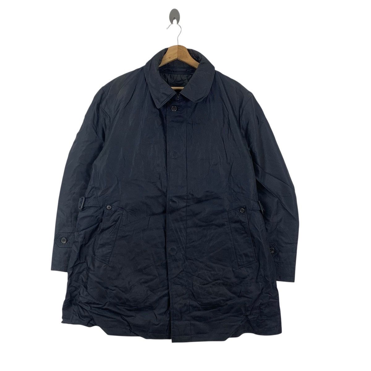 Yohji Yamamoto Vintage YOHJI YAMAMOTO DURBAN Made In Japan Trench Coat Size XXL / US 16-18 / IT 52-54 - 4 Thumbnail