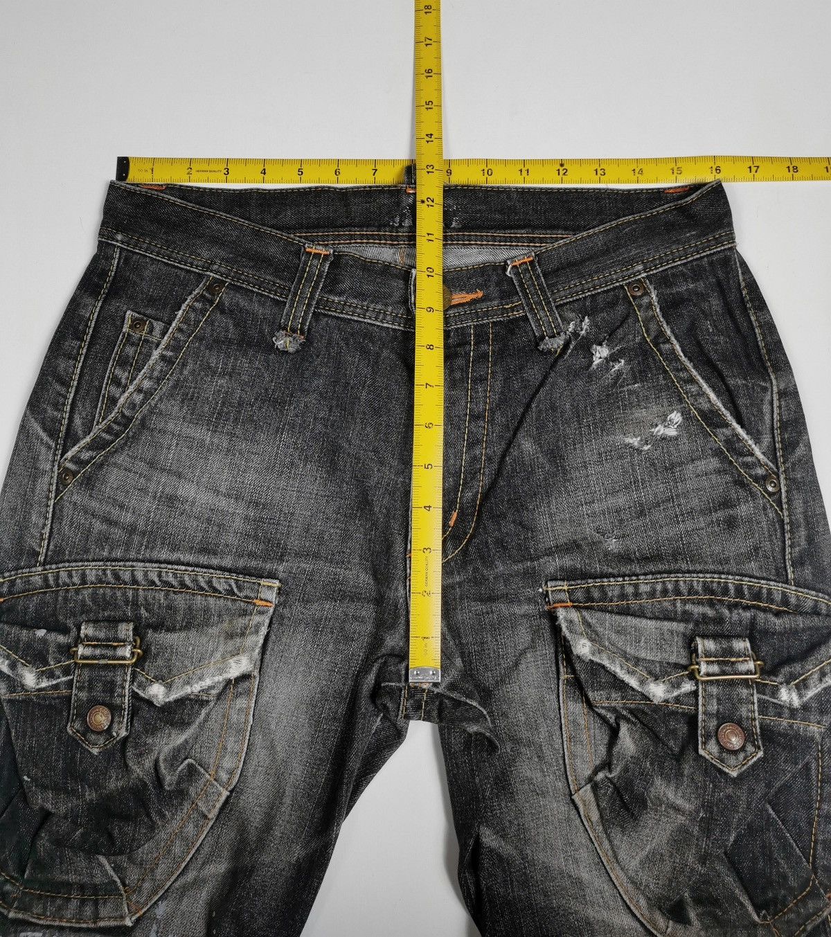 Edwin Bootcut Edwin Cargo Utility Black Jeans Size US 32 / EU 48 - 12 Thumbnail
