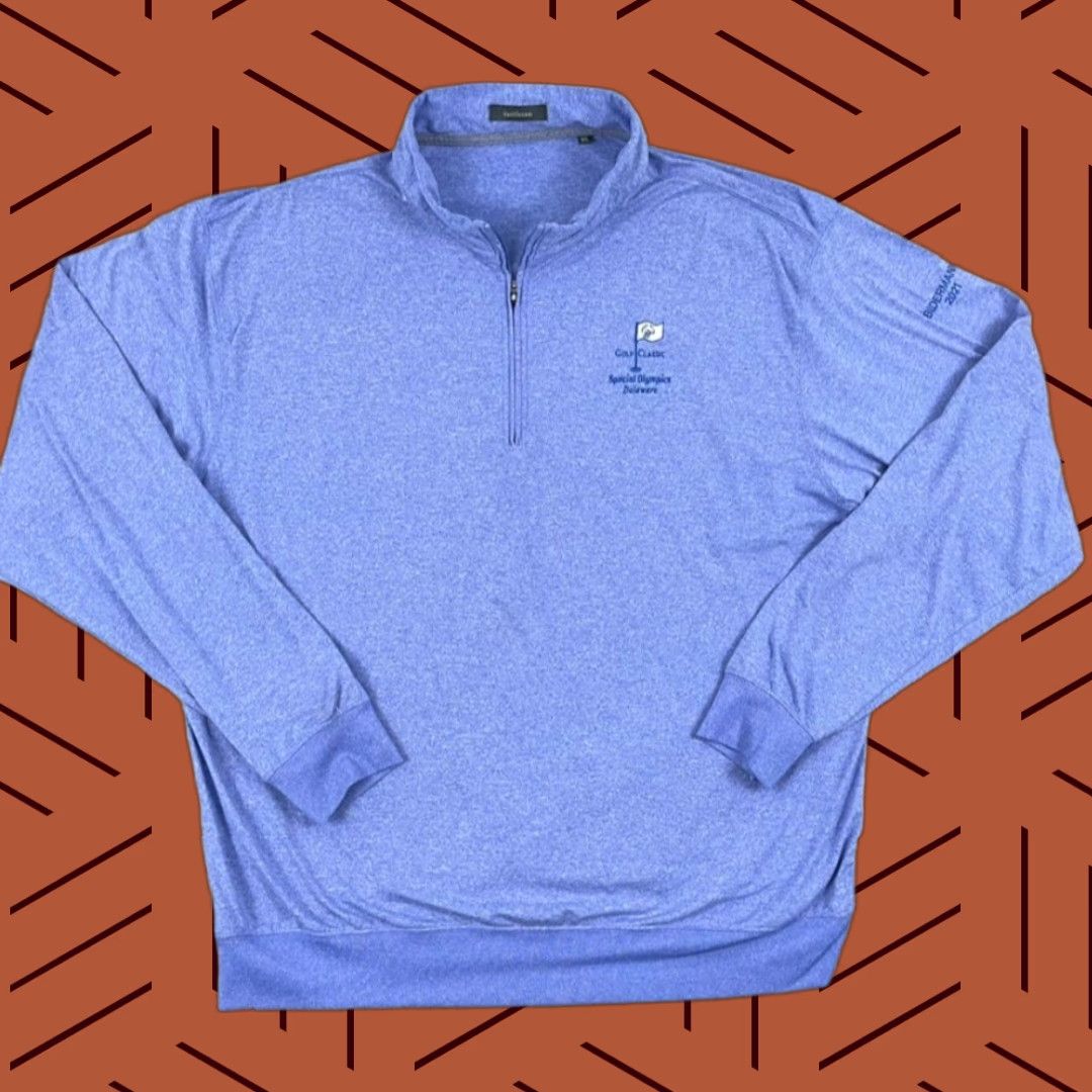 Vintage Special Olympics Delaware Golf Classic Pullover Mens XL Bidermann Quarter Zip Size US XL / EU 56 / 4 - 1 Thumbnail