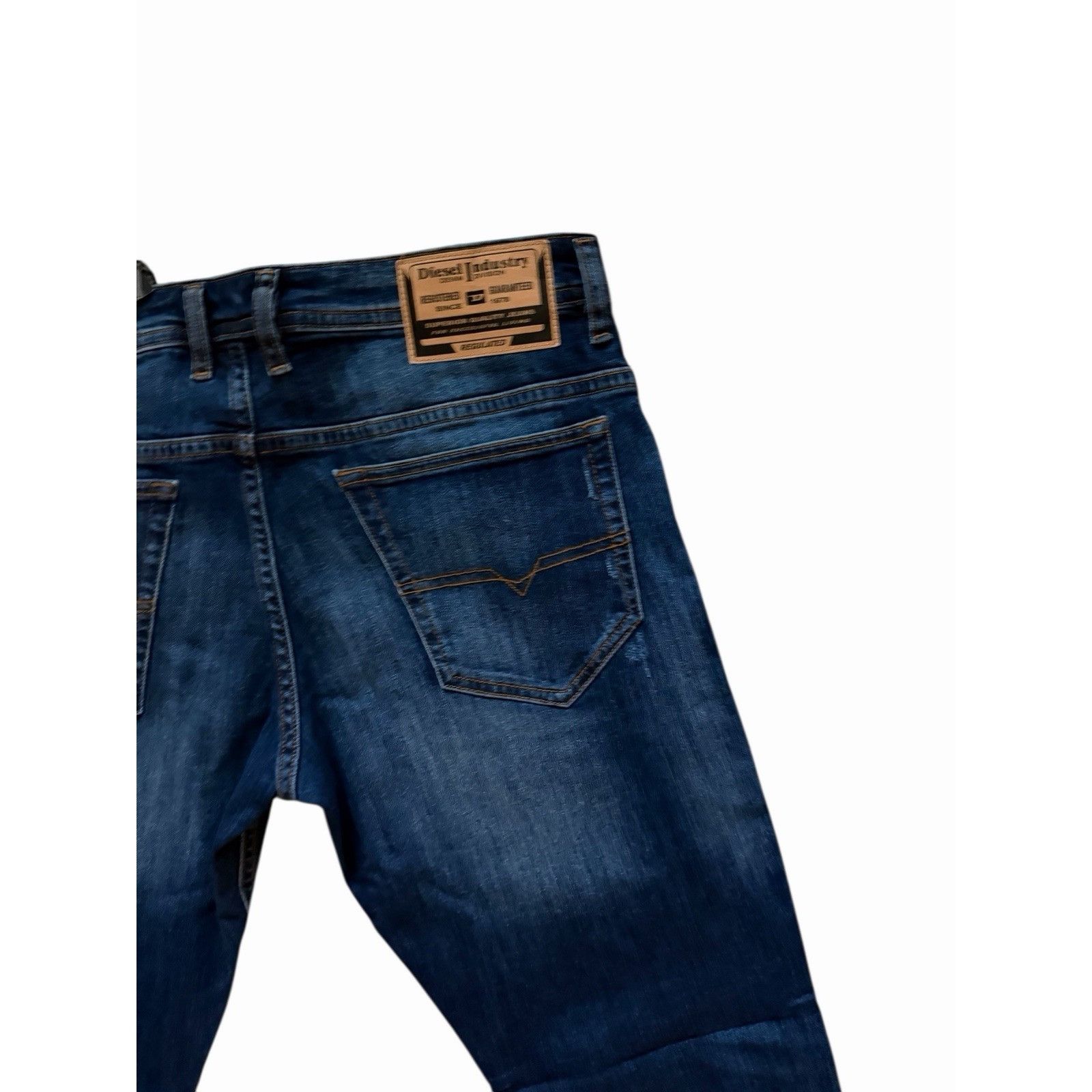 Diesel Diesel Mens Thommer Slim Jeans RB074 Blue $250 Size 34/32 Size US 34 / EU 50 - 6 Thumbnail