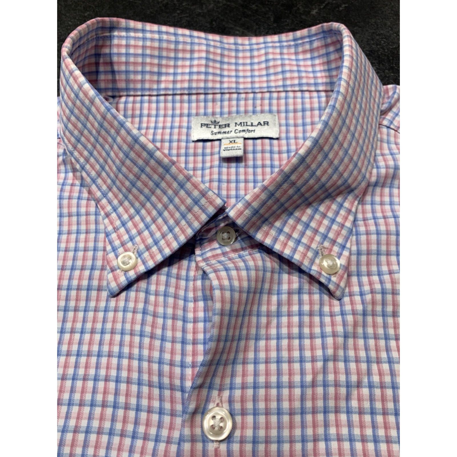 Peter Millar Peter Millar Summer Comfort Shirt Men XL Multicolor Plaid Long Sleeve Button Down Size US XL / EU 56 / 4 - 6 Thumbnail