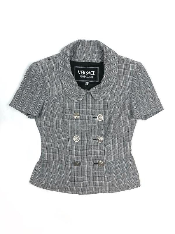Versace Jeans Couture short sleeve blazer jacket