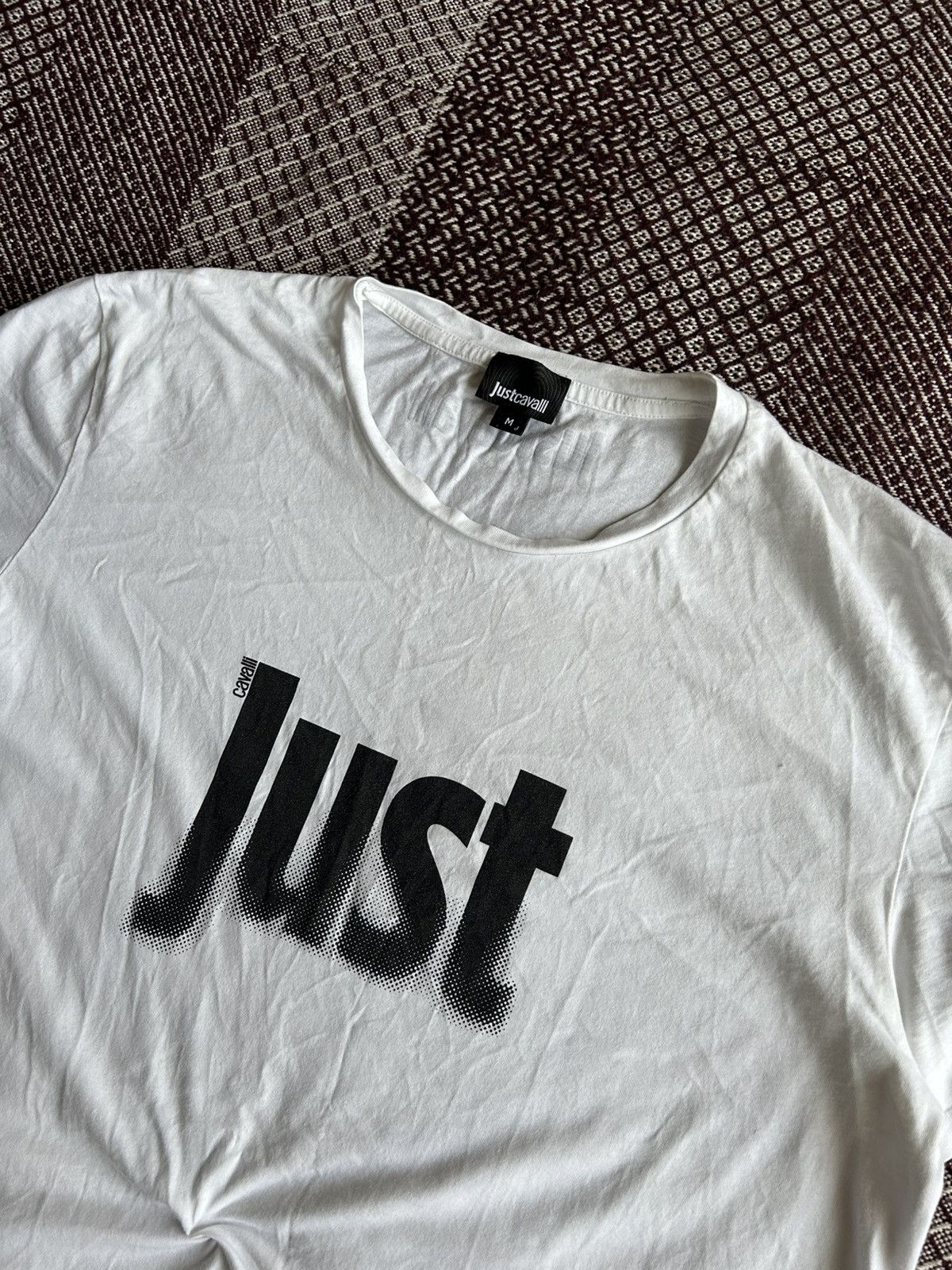Just Cavalli × Roberto Cavalli Just Cavalli Rare Big logo T-shirt Size M Logo Print Size US M / EU 48-50 / 2 - 3 Thumbnail