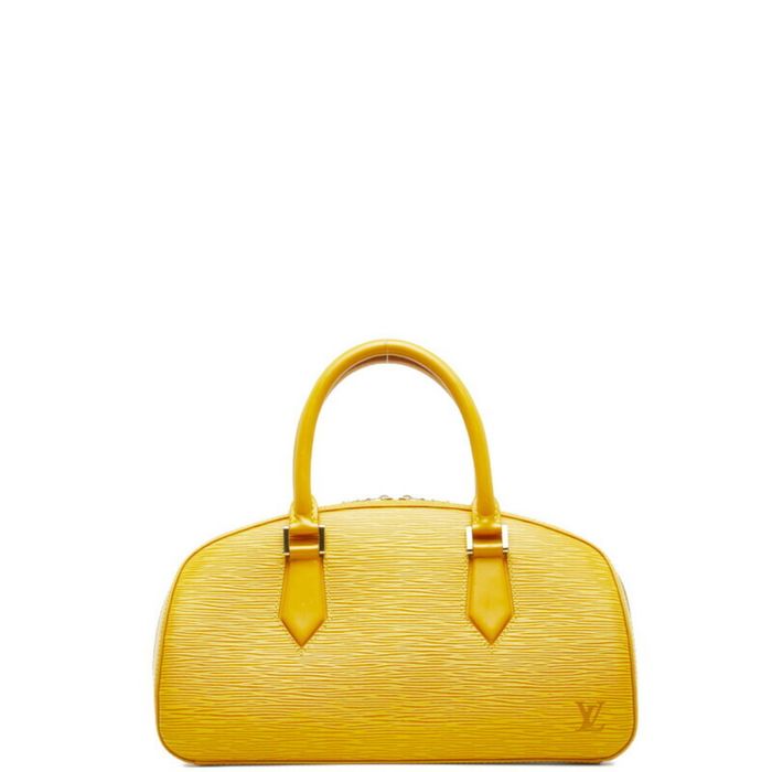 Yellow Louis Vuitton Epi Jasmine Handbag