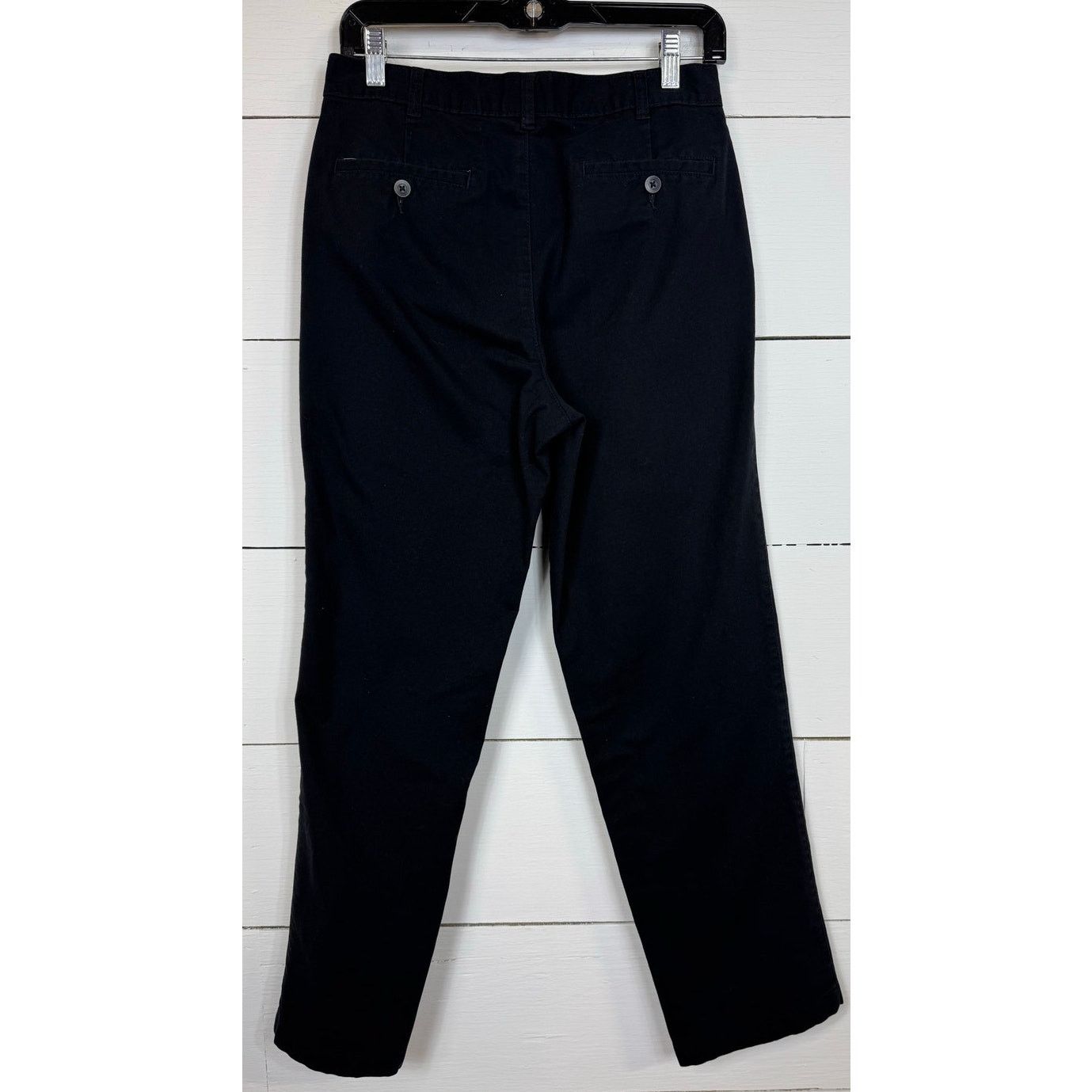George George Black Dress Pants Men's Size 30x30 Size US 30 / EU 46 - 2 Thumbnail
