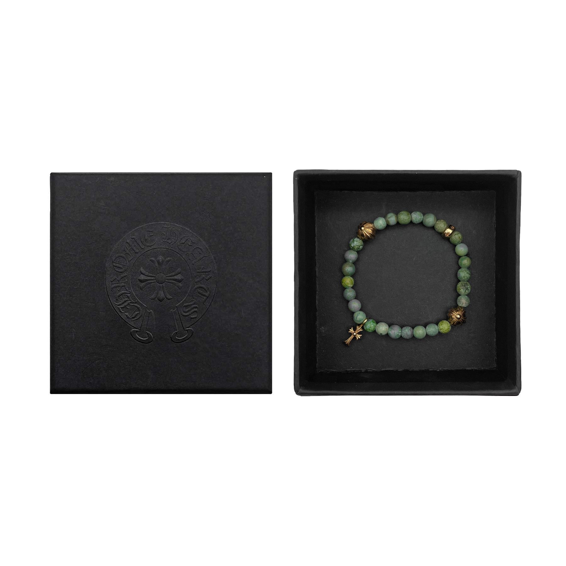 Chrome Hearts Chrome Hearts 22K Gold Cross Turquoise Beaded Bracelet Size ONE SIZE - 4 Thumbnail