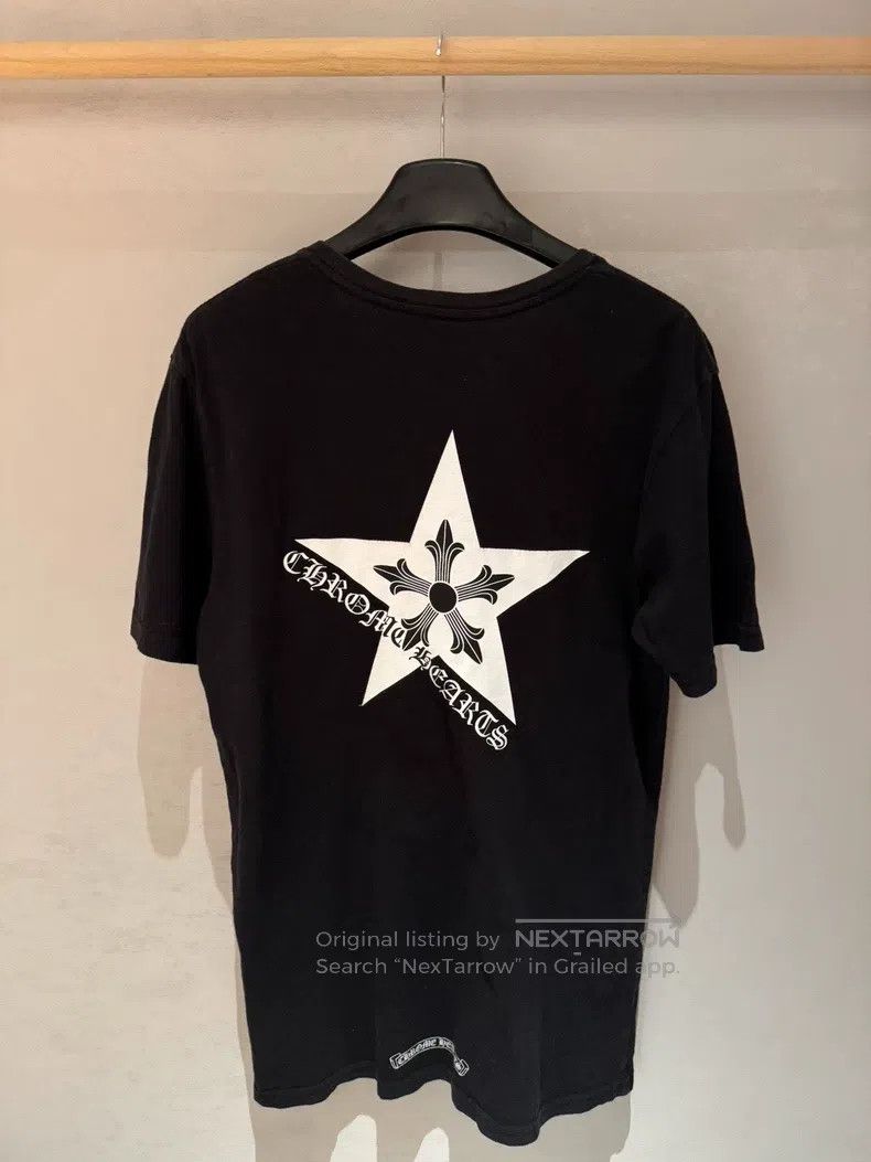 Chrome Hearts CHROME HEARTS Black V Neck Short Sleeve Size US M / EU 48-50 / 2 - 1 Thumbnail