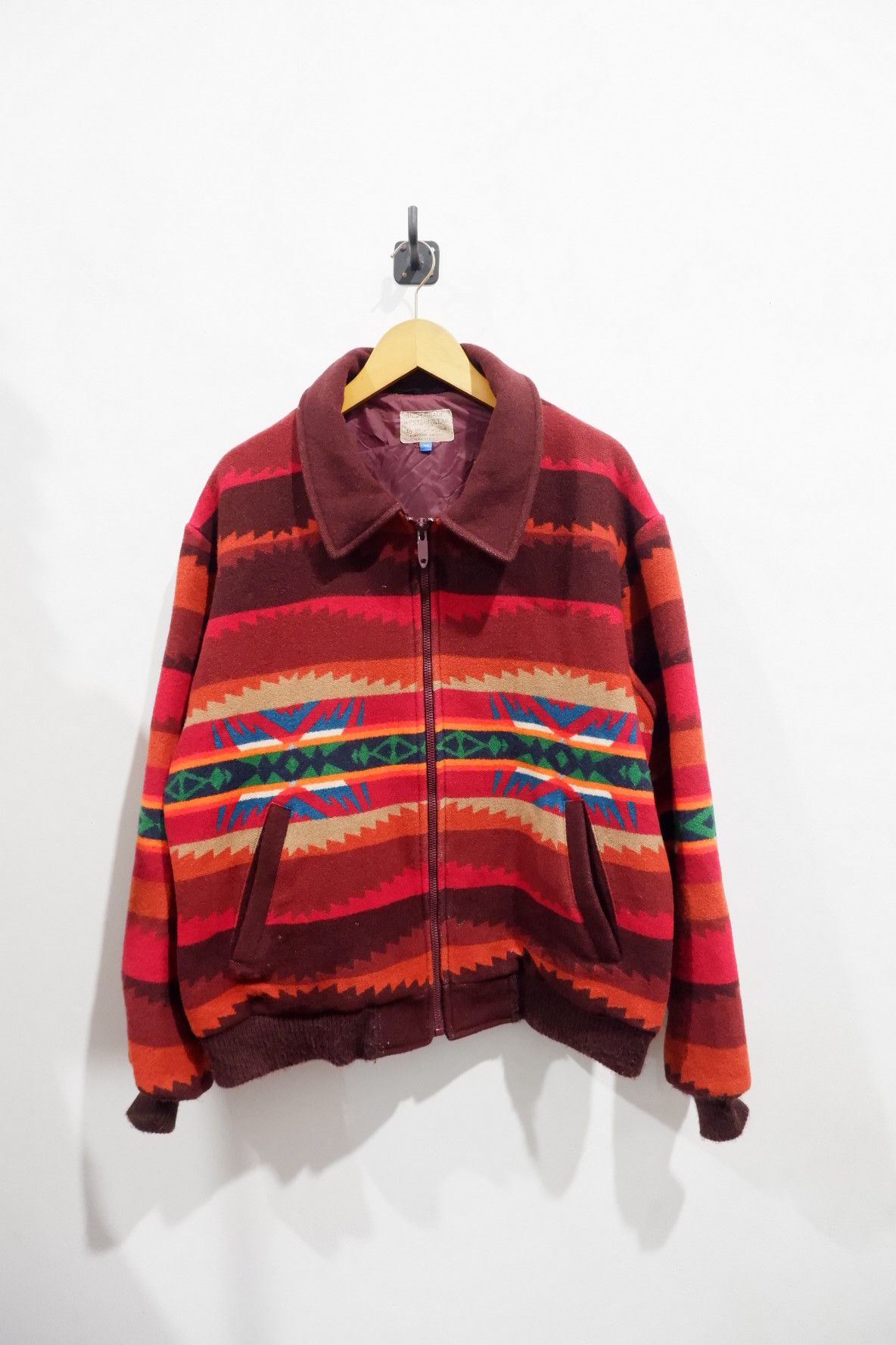 Pendleton Vintage 80s-90s Westernwear Pendleton Aztec Wool Jacket Size US L / EU 52-54 / 3 - 1 Thumbnail
