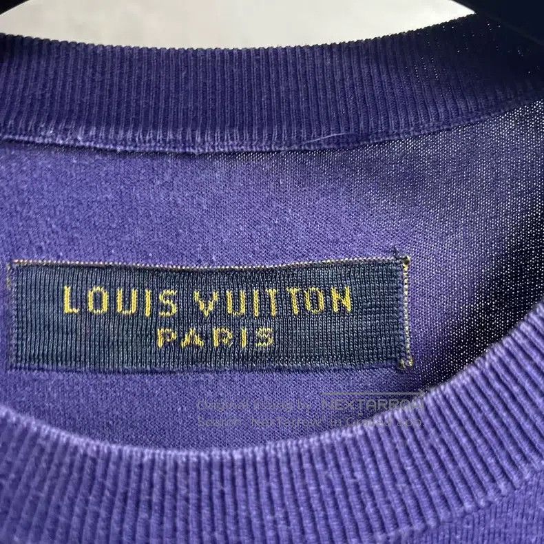 Louis Vuitton Louis Vuitton Blue monogrammed crewneck short sleeves Size US L / EU 52-54 / 3 - 3 Thumbnail