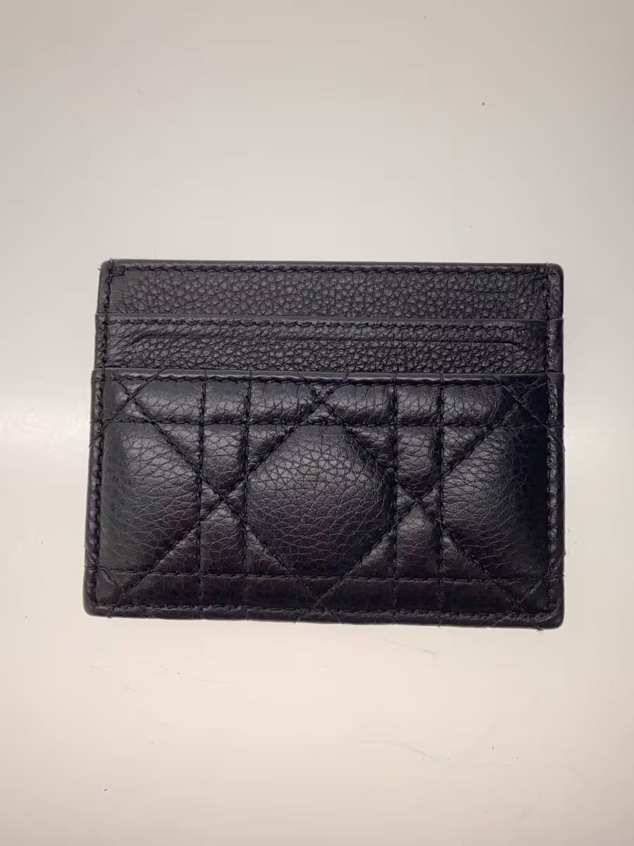 Dior Dior Leather Card Case Black Size ONE SIZE - 2 Thumbnail