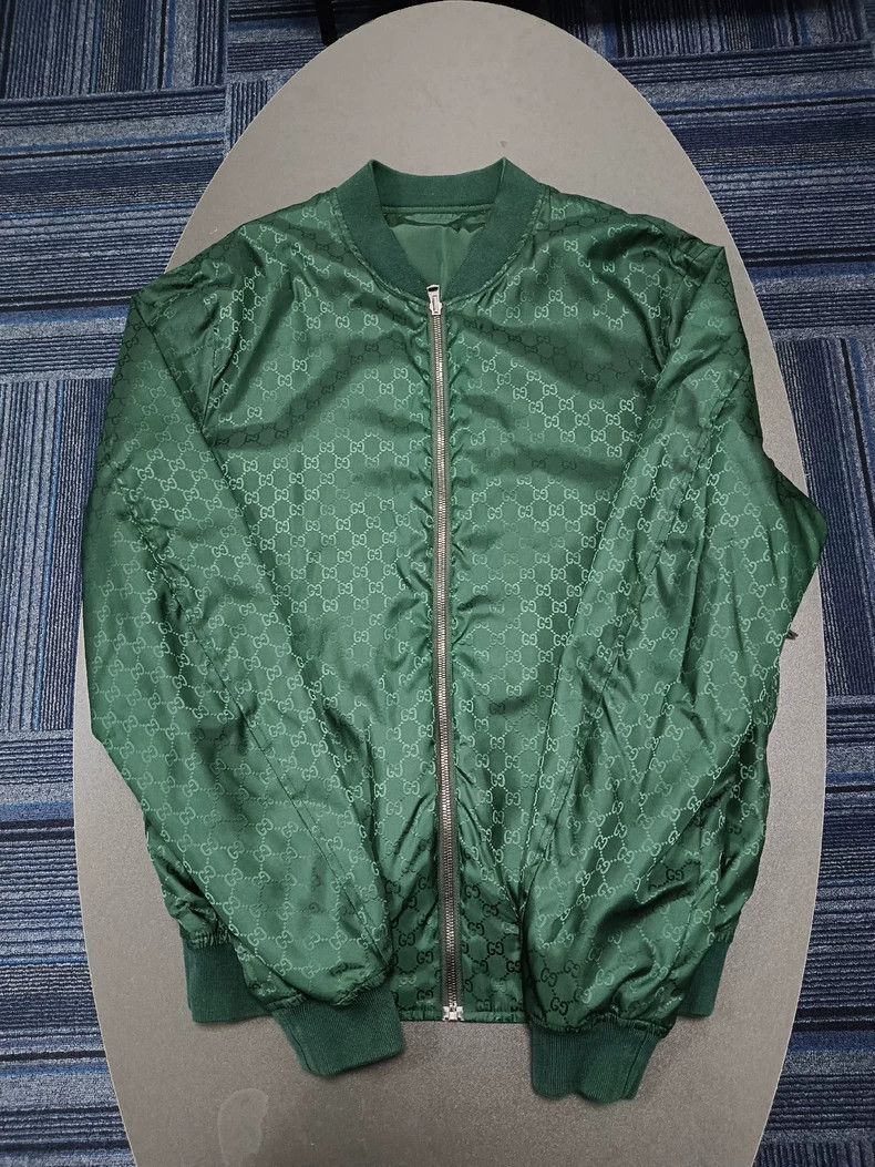 Gucci Gucci Double-sided dark pattern full-printed zipper long-sl Size US L / EU 52-54 / 3 - 1 Thumbnail