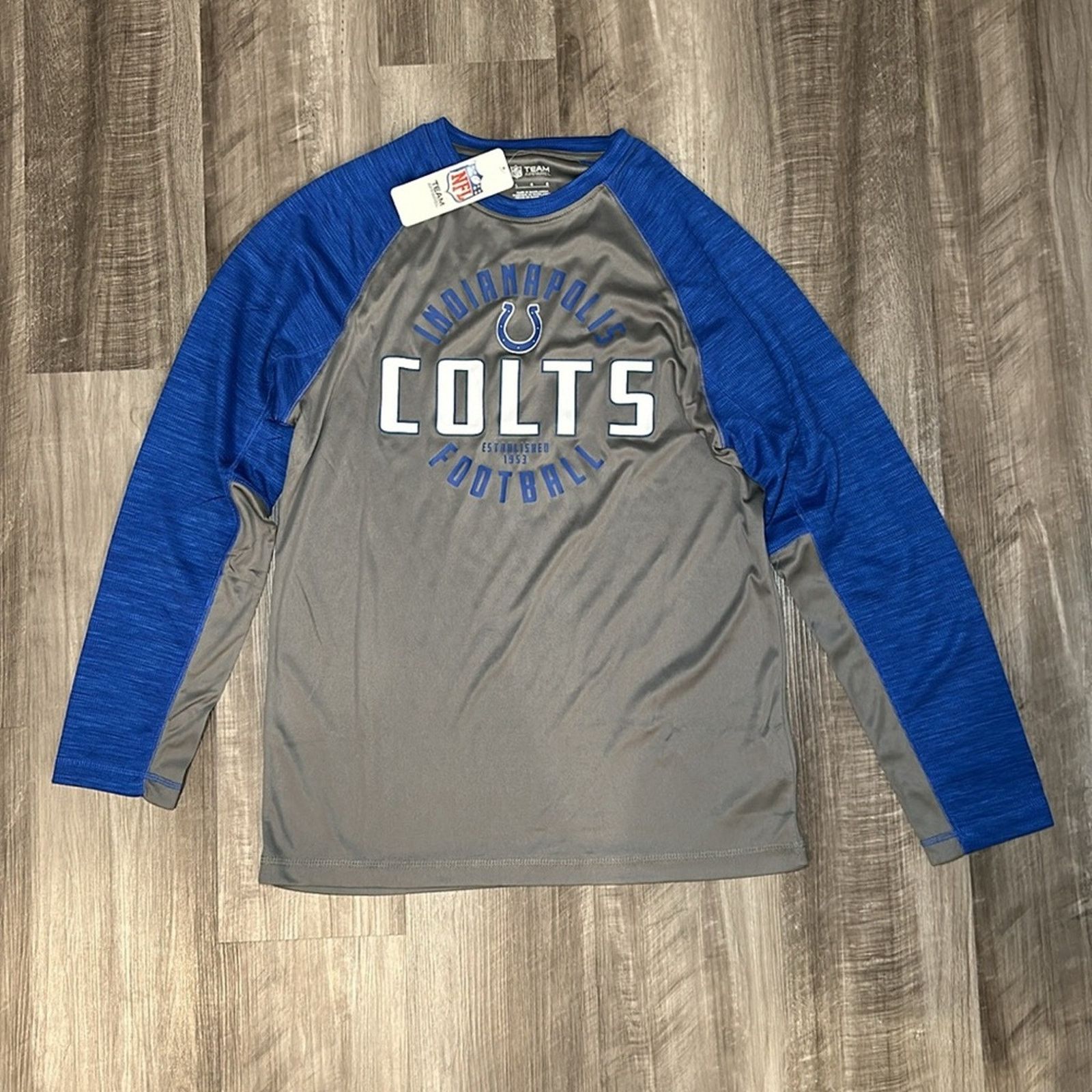 NFL Indianapolis Colts NFL Team Apparel Long Sleeve Tee - Large Size US L / EU 52-54 / 3 - 2 Thumbnail