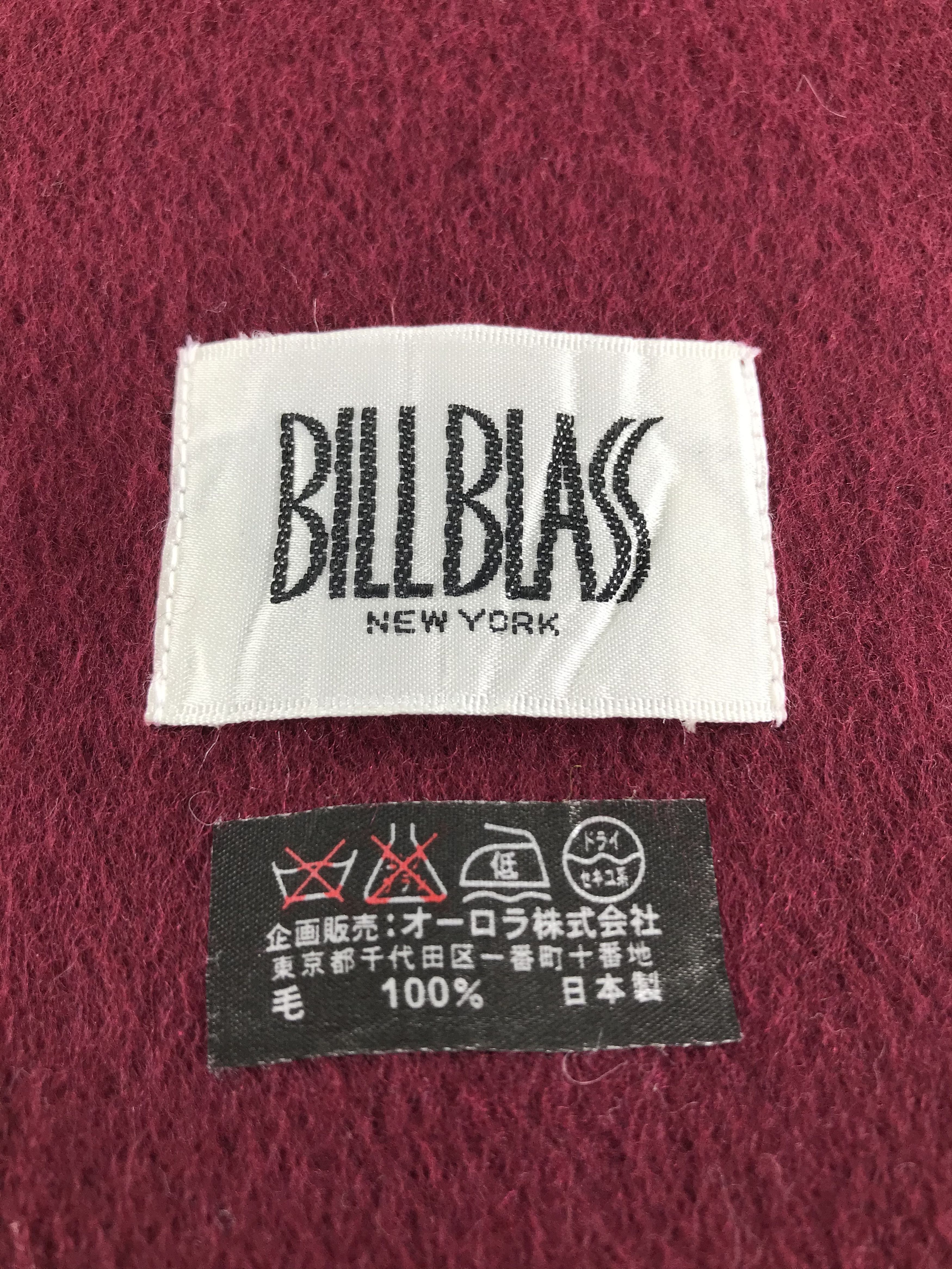 Bill Blass Bill Blass Wool Scarf Muffler V574 Size ONE SIZE - 4 Thumbnail