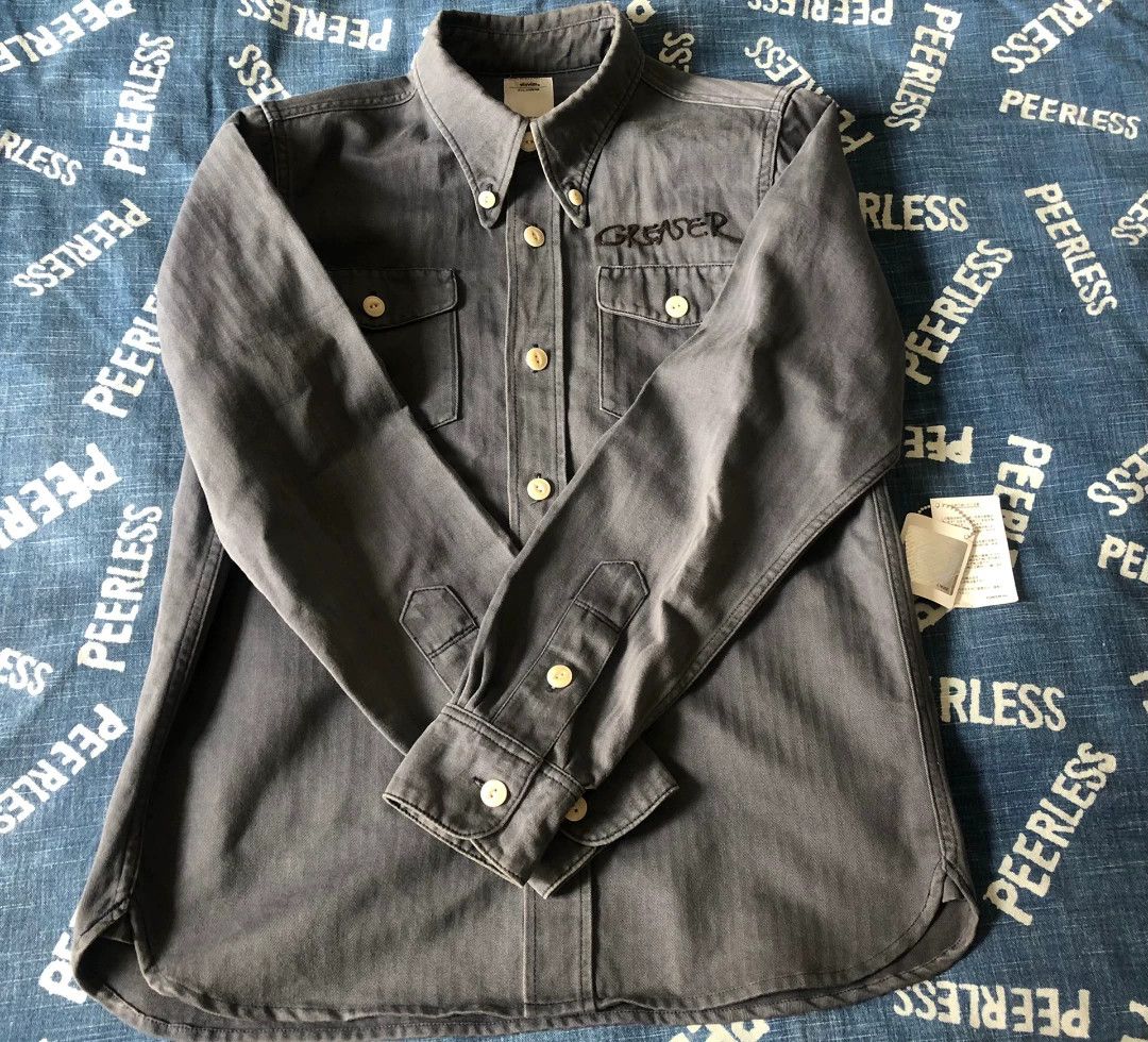 Visvim Visvim 15SS Wally Shirt C/LI Herringbone Size US S / EU 44-46 / 1 - 1 Thumbnail
