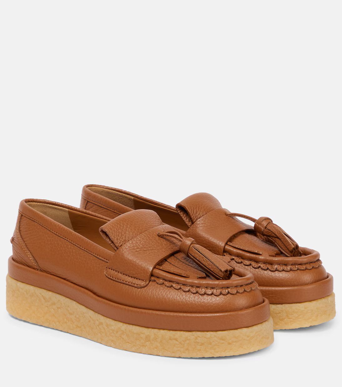 Chloe o1y0825 Loafers in Tan Size US 9 / IT 39 - 1 Thumbnail
