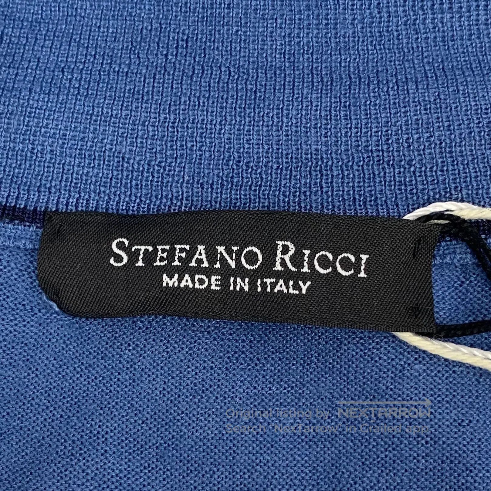 Stefano Ricci Stefano Ricci Dark blue logo steel label cashmere half-zip Size US XXL / EU 58 / 5 - 6 Thumbnail